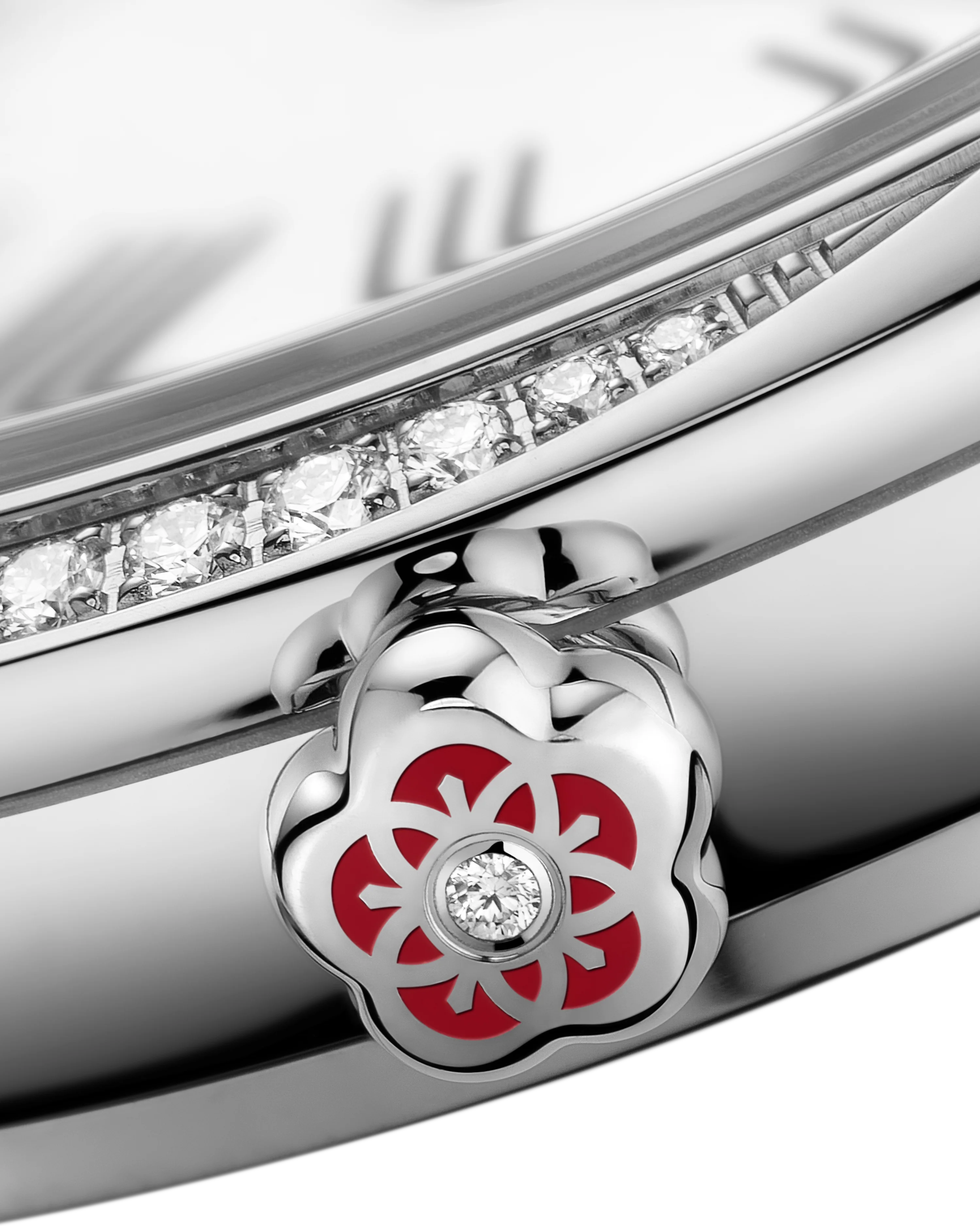 OMEGA 428.17.26.60.04.002 DE VILLE MINI TRÉSOR 26 mm, steel on toile de jouy - Image 4