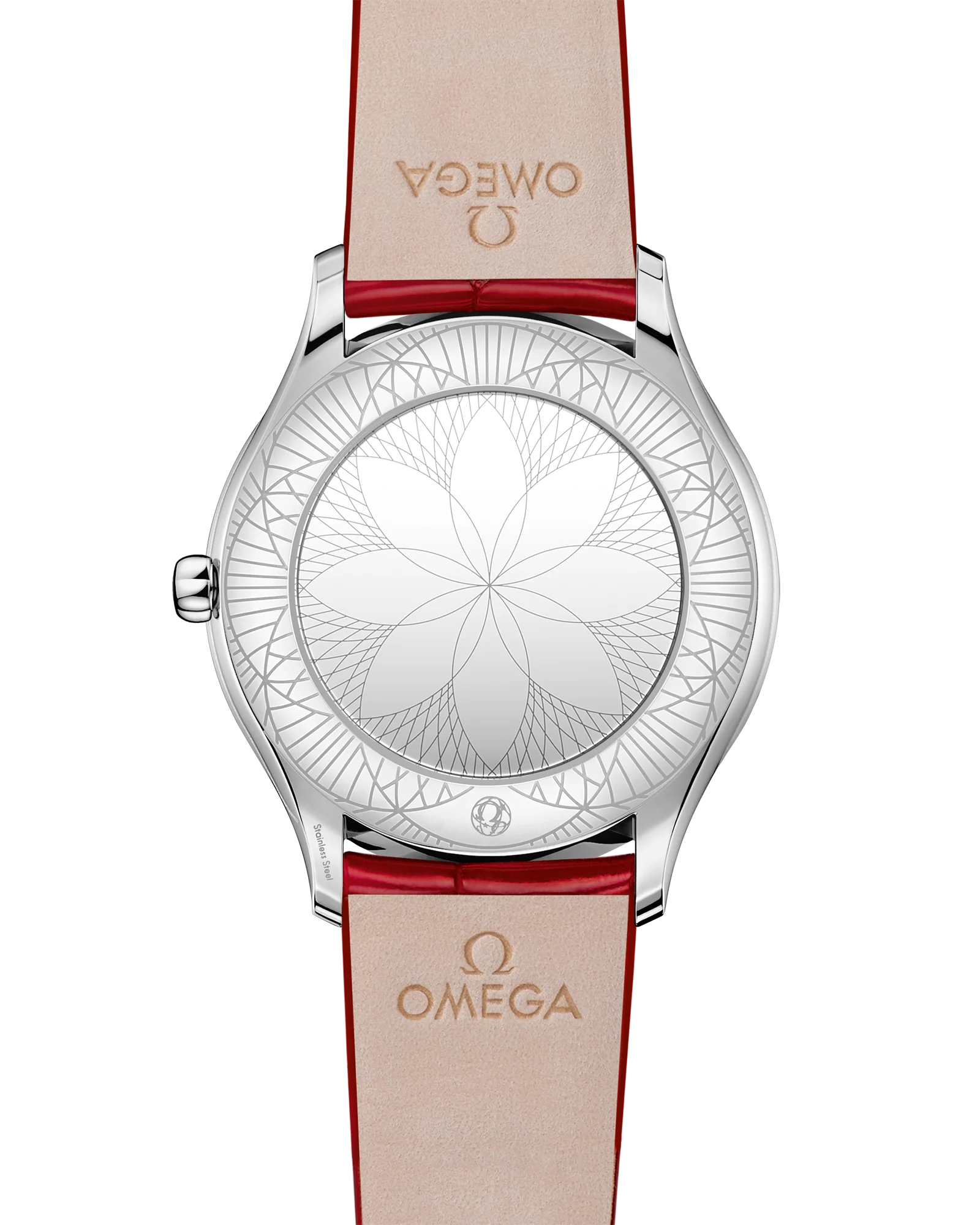 OMEGA 428.18.36.60.02.001 DE VILLE TRÉSOR 36 mm, steel on leather strap - Image 2