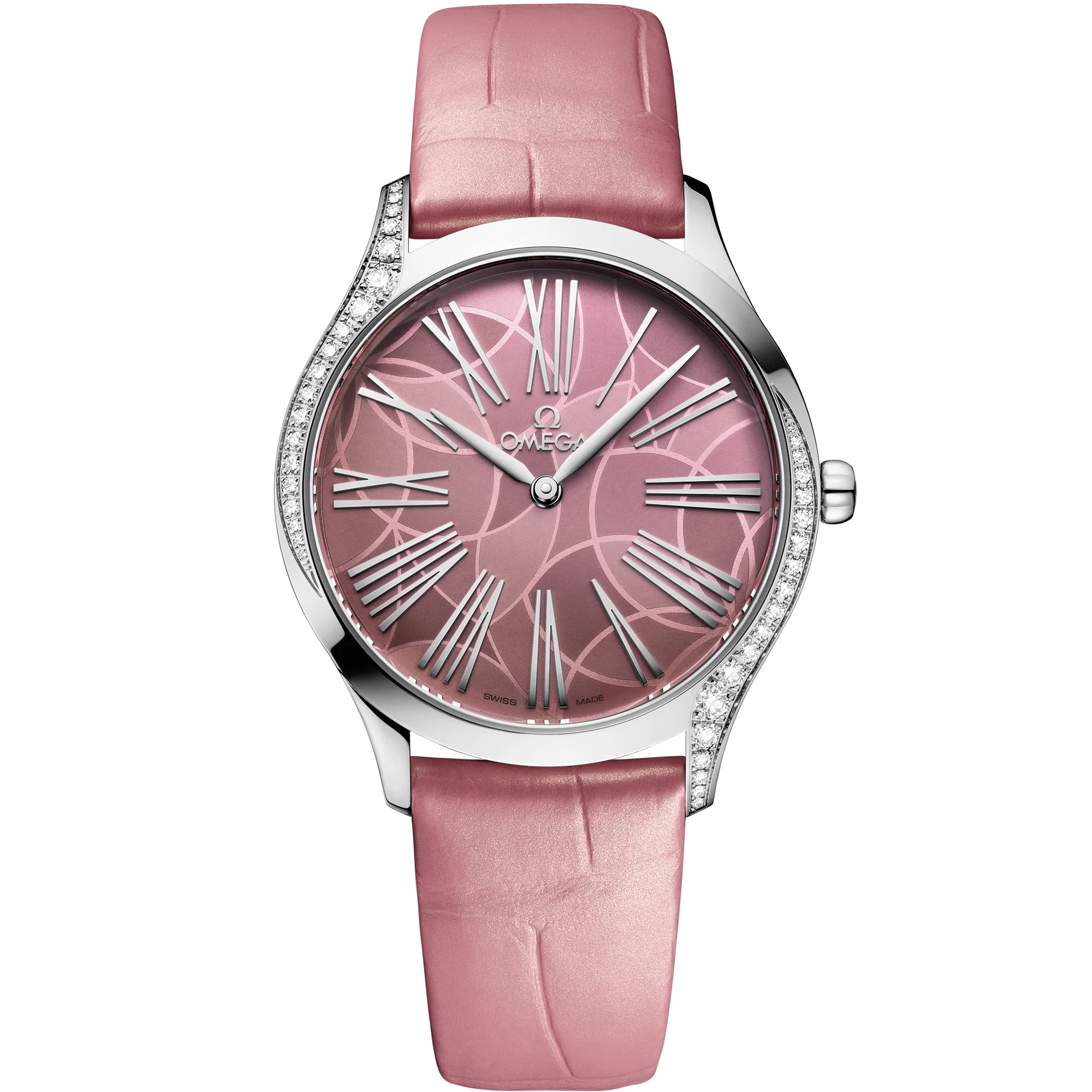 OMEGA 428.18.36.60.10.001 DE VILLE TRÉSOR 36 mm, steel on alligator