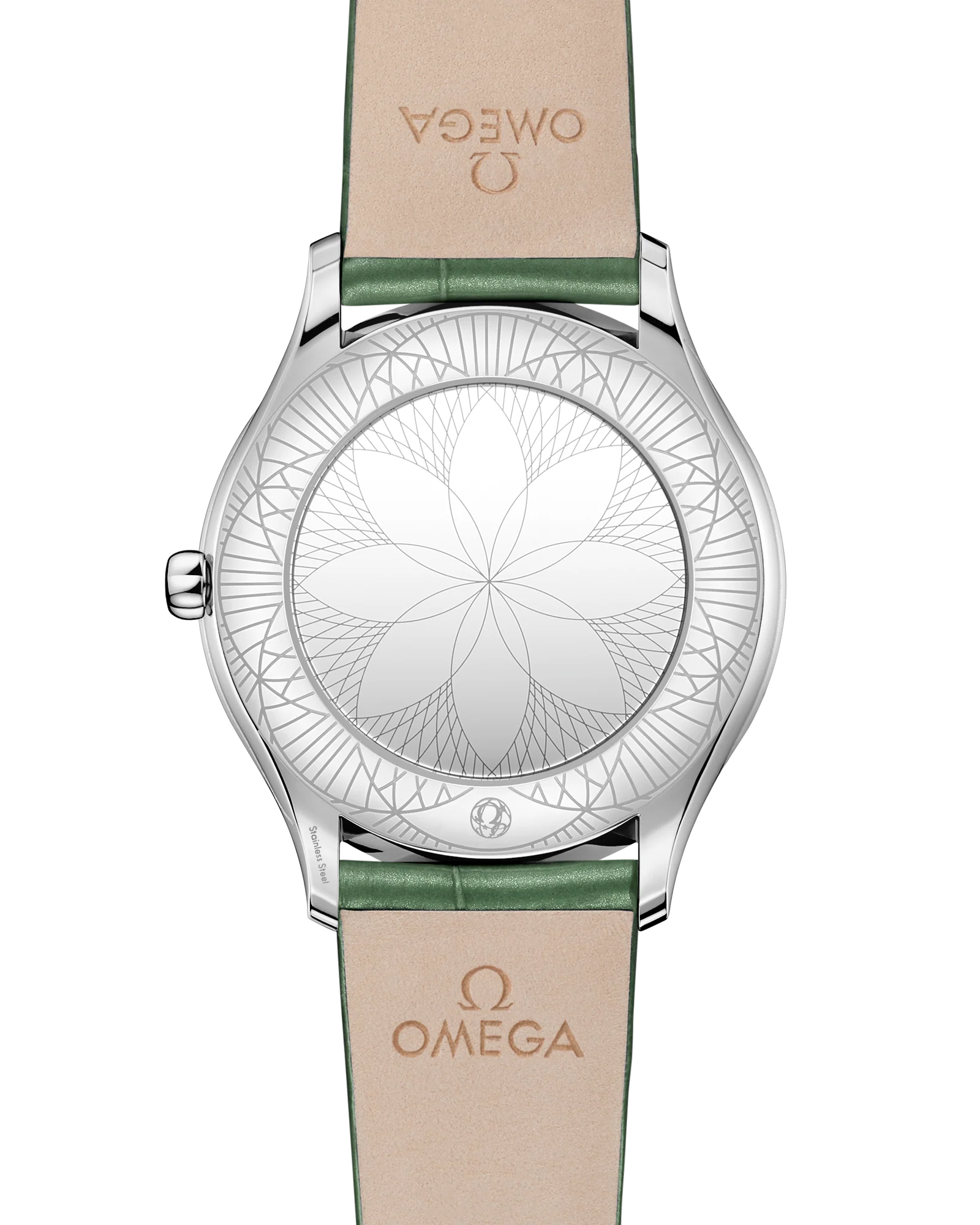 OMEGA 428.18.36.60.10.002 DE VILLE TRÉSOR 36 mm, steel on alligator - Image 2