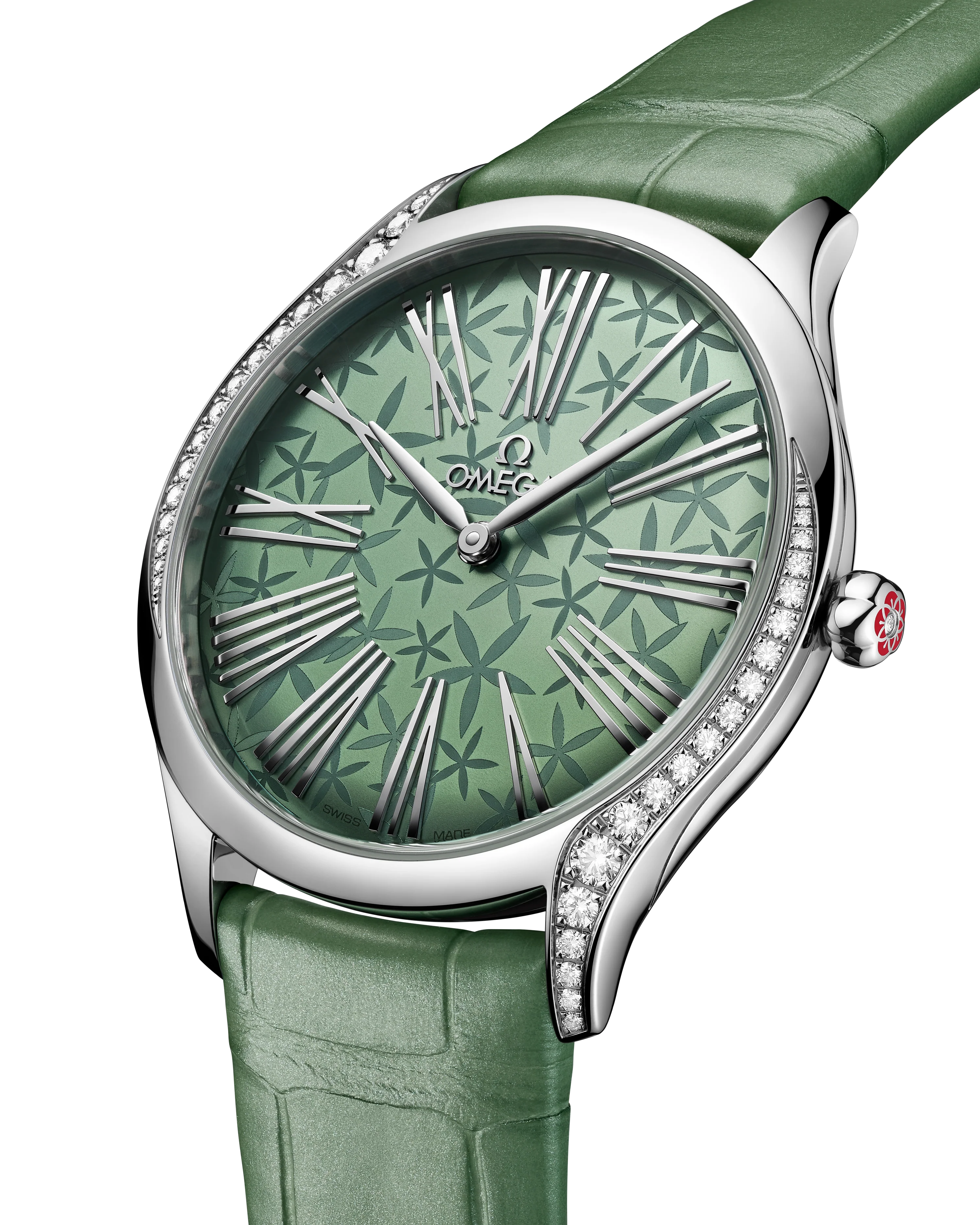 OMEGA 428.18.36.60.10.002 DE VILLE TRÉSOR 36 mm, steel on alligator - Image 3