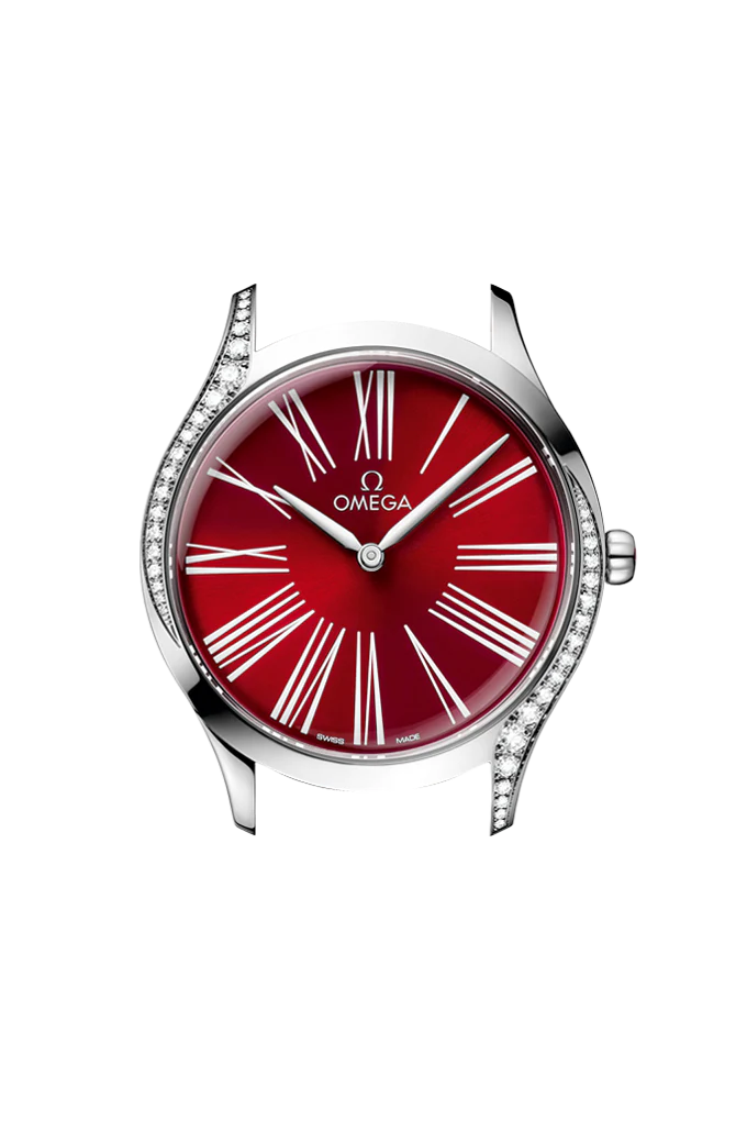 OMEGA 428.18.36.60.11.002 DE VILLE TRÉSOR 36 mm, steel on leather strap - Image 4