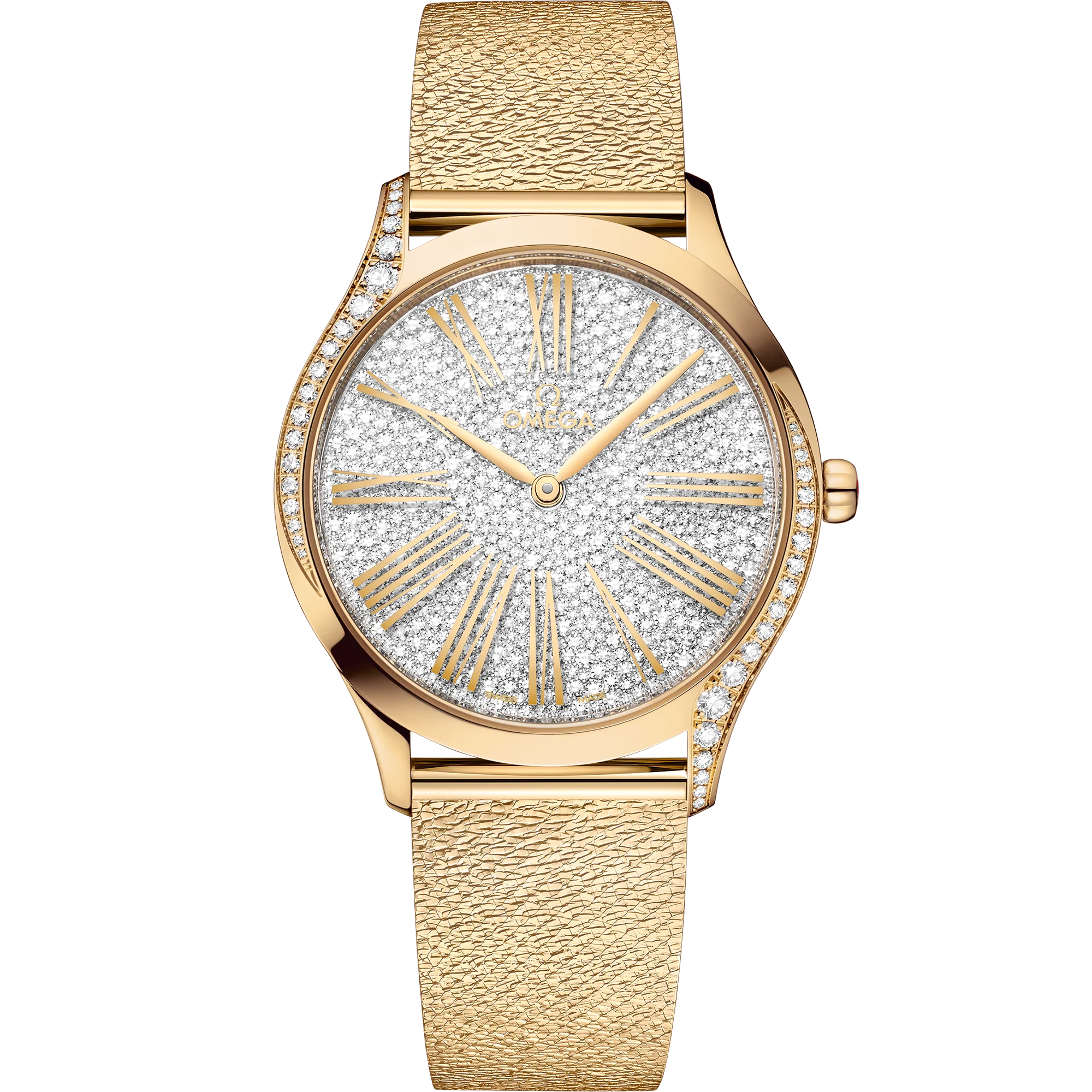 OMEGA 428.55.36.60.99.002 DE VILLE TRÉSOR 36 mm, Moonshine™ gold on Moonshin