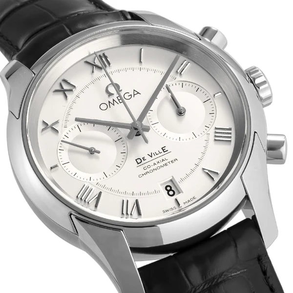 OMEGA 431.13.42.51.02.001 Men's De Ville Hour Vision Silver Watch with 5 Year Warranty, Elegant Design and Precision Craftsmanship - Image 2