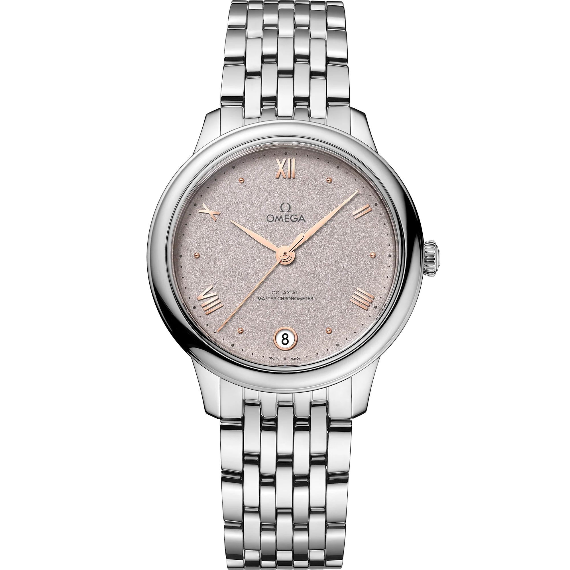 OMEGA 434.10.34.20.02.002 DE VILLE PRESTIGE 34 mm, steel on steel