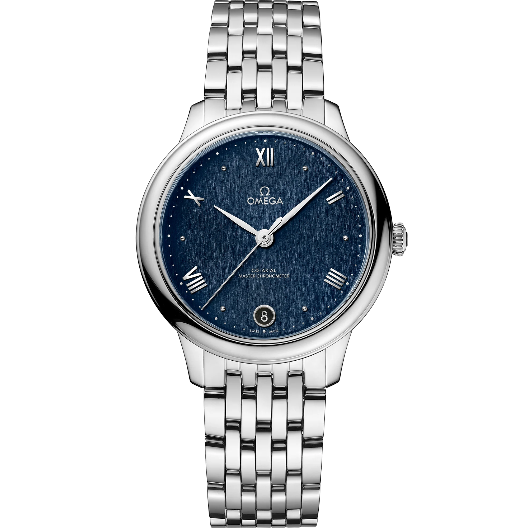 OMEGA 434.10.34.20.03.002 DE VILLE PRESTIGE 34 mm, steel on steel