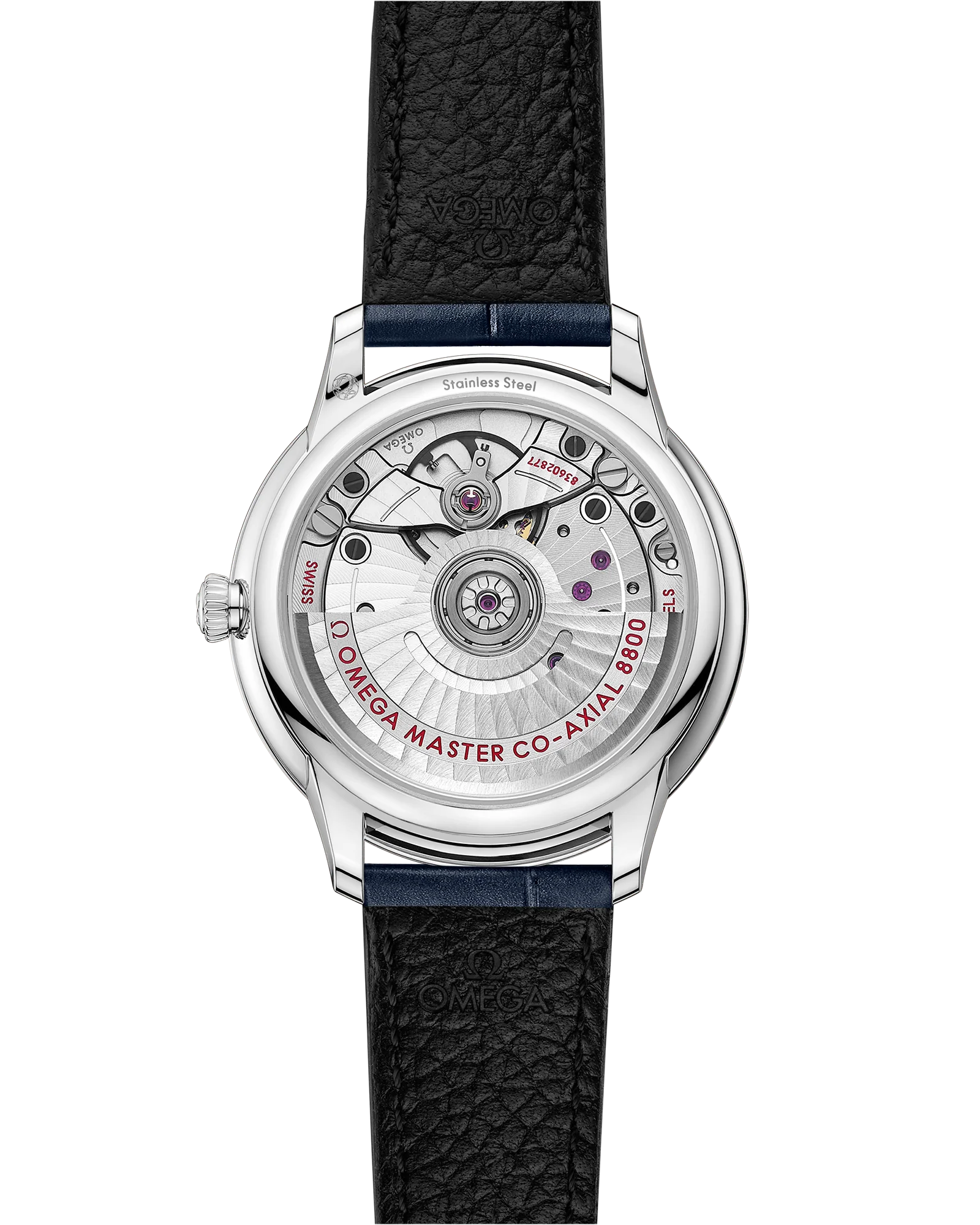 OMEGA 434.13.34.20.53.002 DE VILLE PRESTIGE 34 mm, steel on leather strap - Image 2