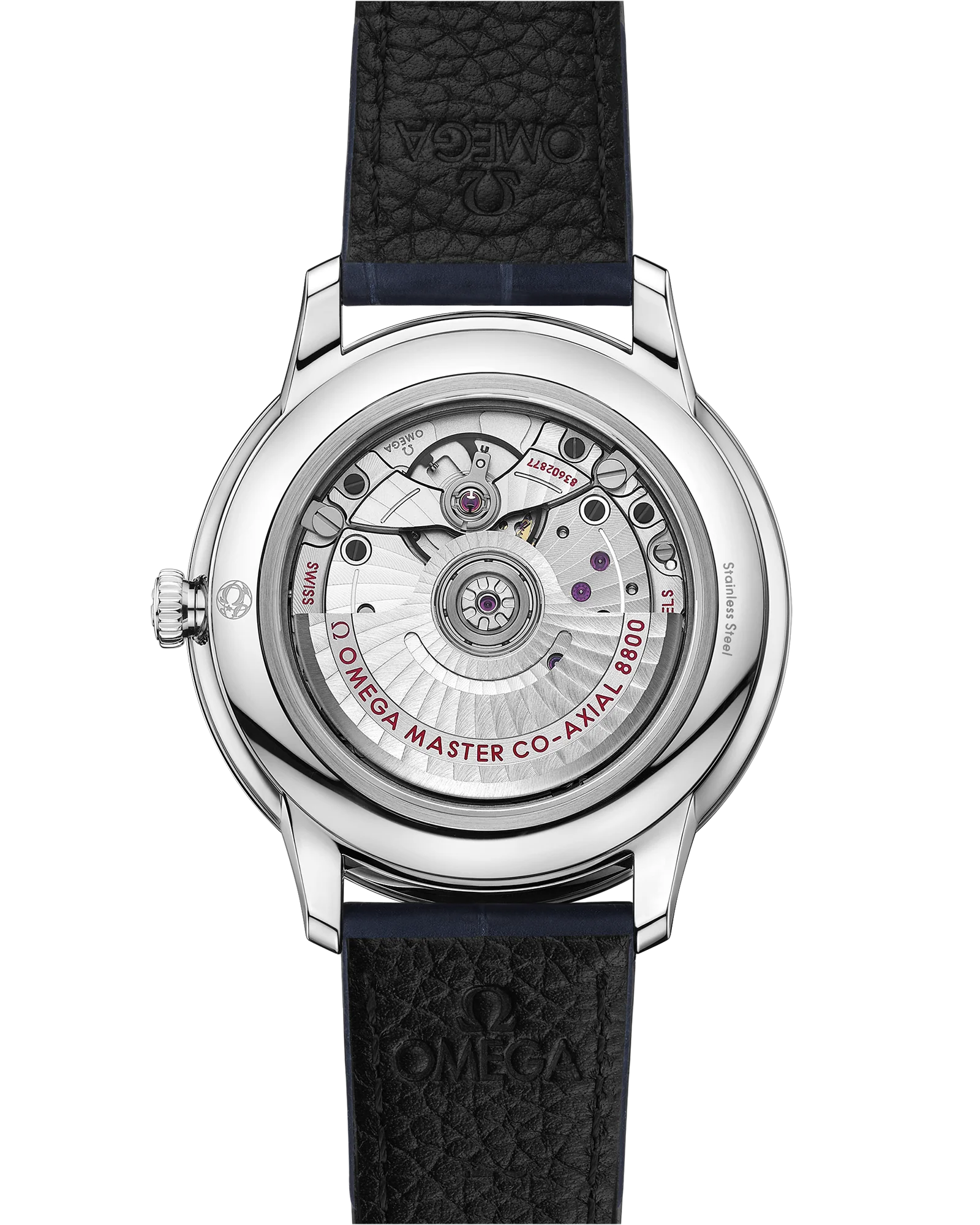 OMEGA 434.13.40.20.03.001 DE VILLE PRESTIGE 40 mm, steel on leather strap - Image 2