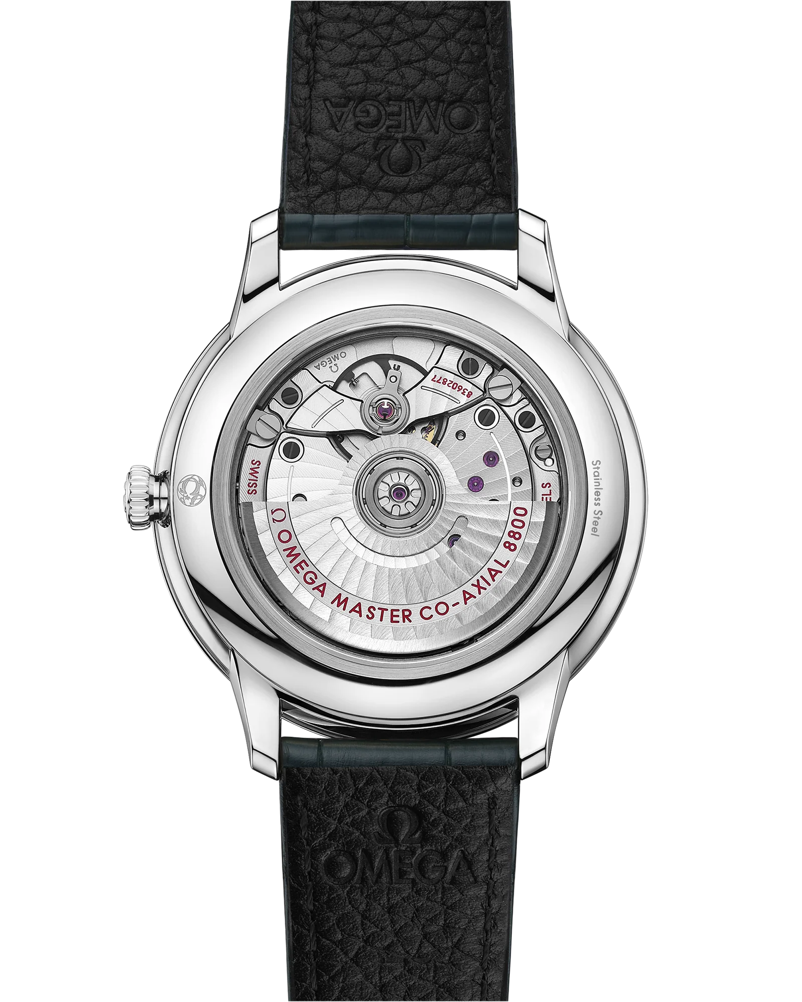 OMEGA 434.13.40.20.10.001 DE VILLE PRESTIGE 40 mm, steel on leather strap - Image 2