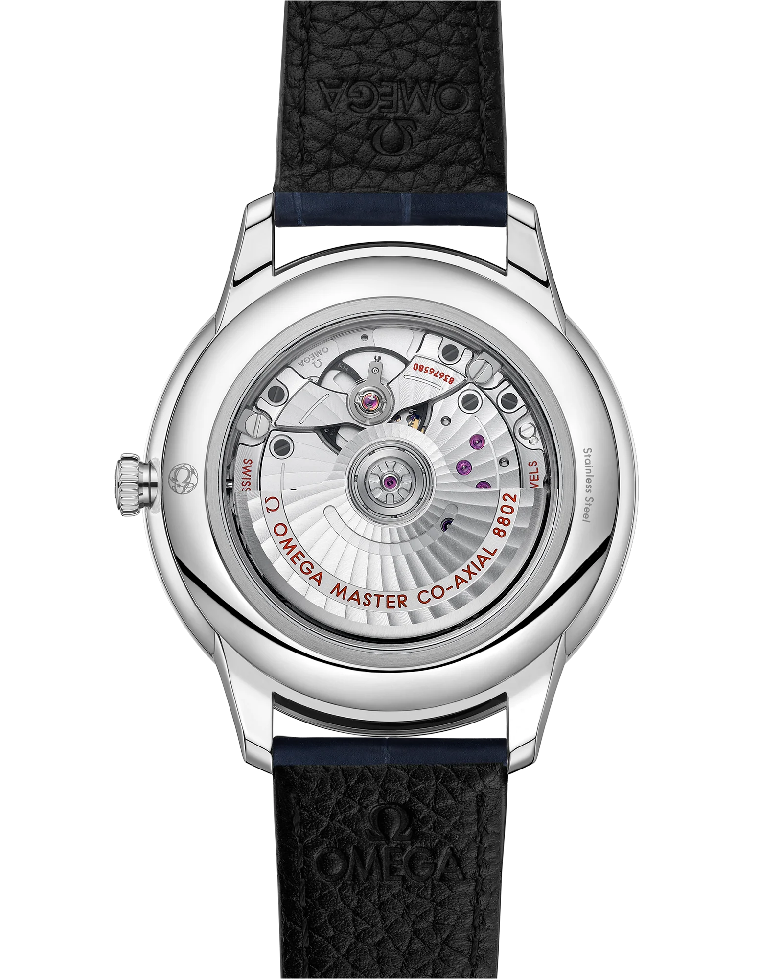OMEGA 434.13.41.20.03.001 DE VILLE PRESTIGE 41 mm, steel on leather strap - Image 2