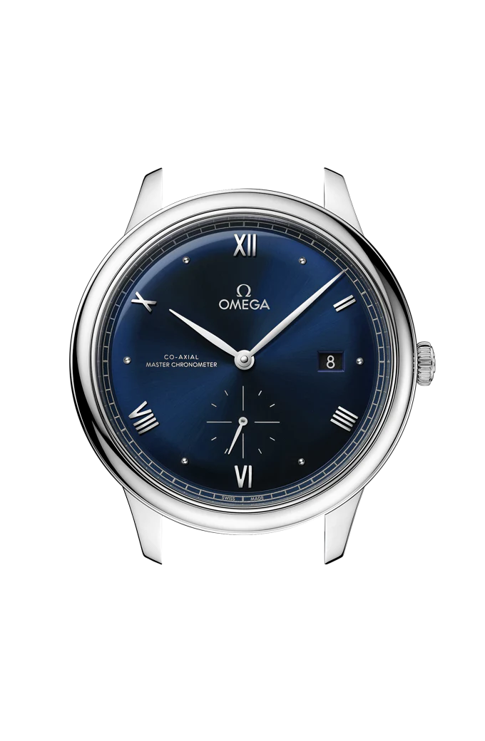 OMEGA 434.13.41.20.03.001 DE VILLE PRESTIGE 41 mm, steel on leather strap - Image 4