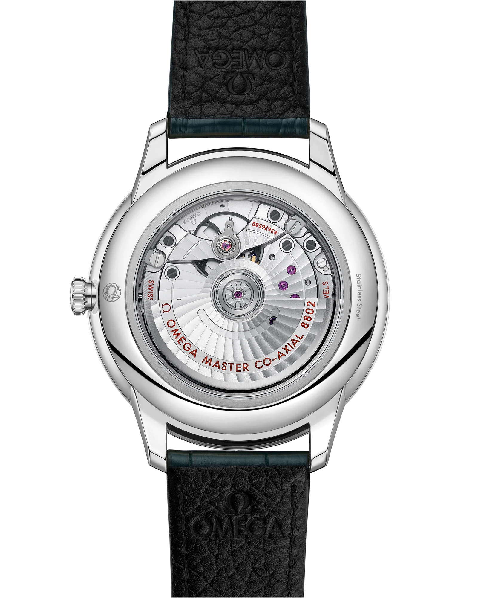 OMEGA 434.13.41.20.10.001 DE VILLE PRESTIGE 41 mm, steel on leather strap - Image 2