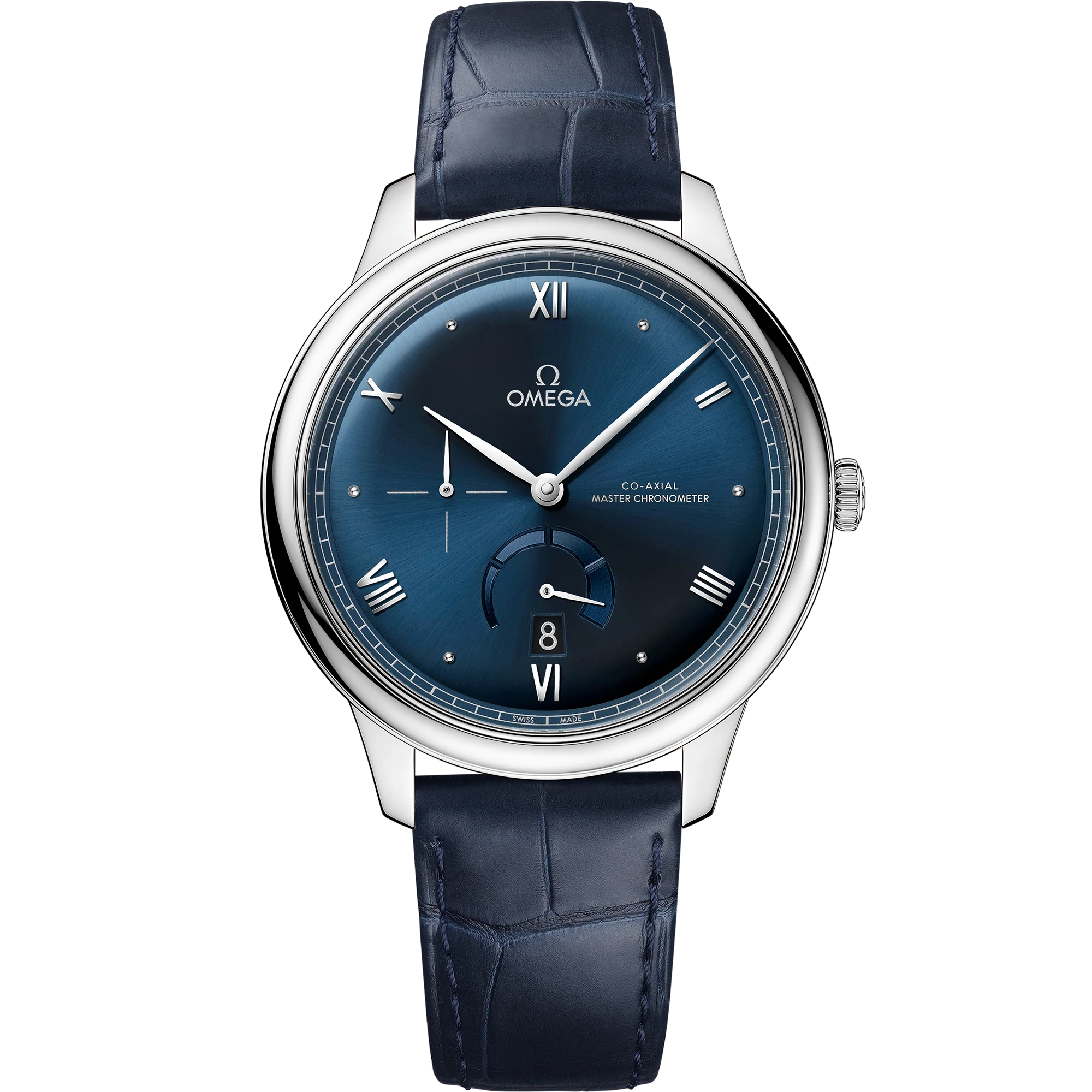 OMEGA 434.13.41.21.03.002 DE VILLE PRESTIGE 41 mm, steel on leather strap