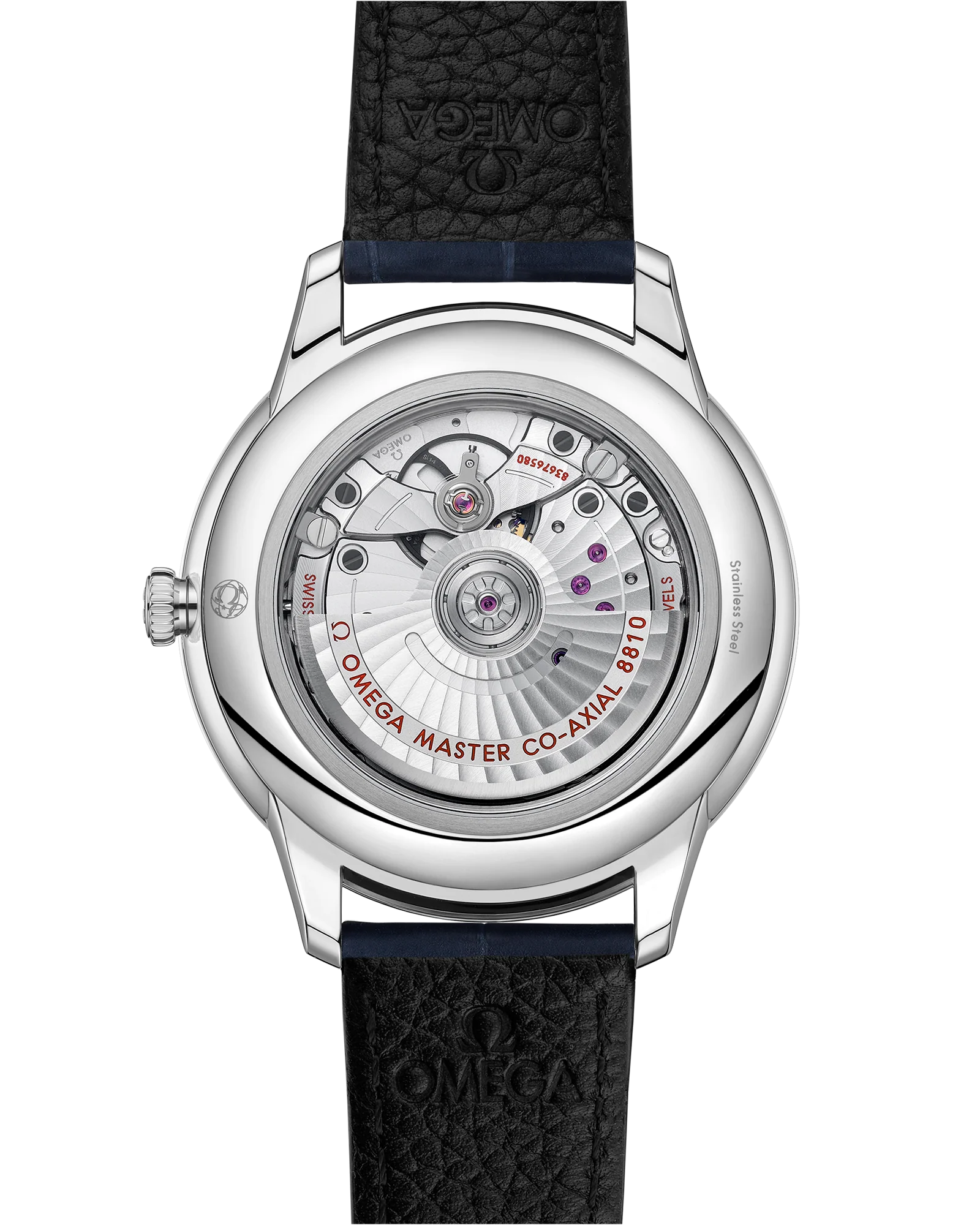 OMEGA 434.13.41.21.03.002 DE VILLE PRESTIGE 41 mm, steel on leather strap - Image 2