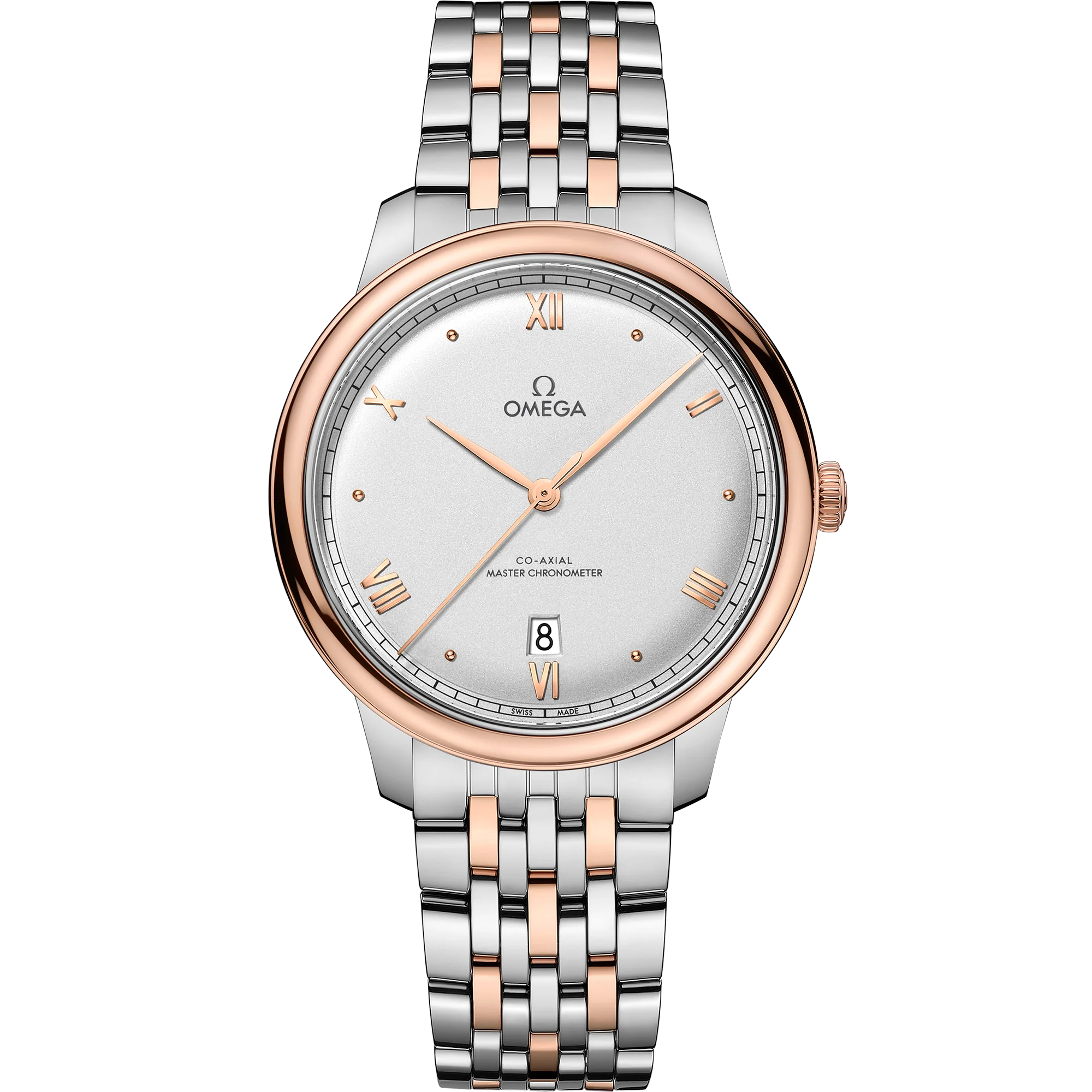 OMEGA 434.20.40.20.02.001 DE VILLE PRESTIGE 40 mm, steel ‑ Sedna™ gold on steel ‑ Sedn