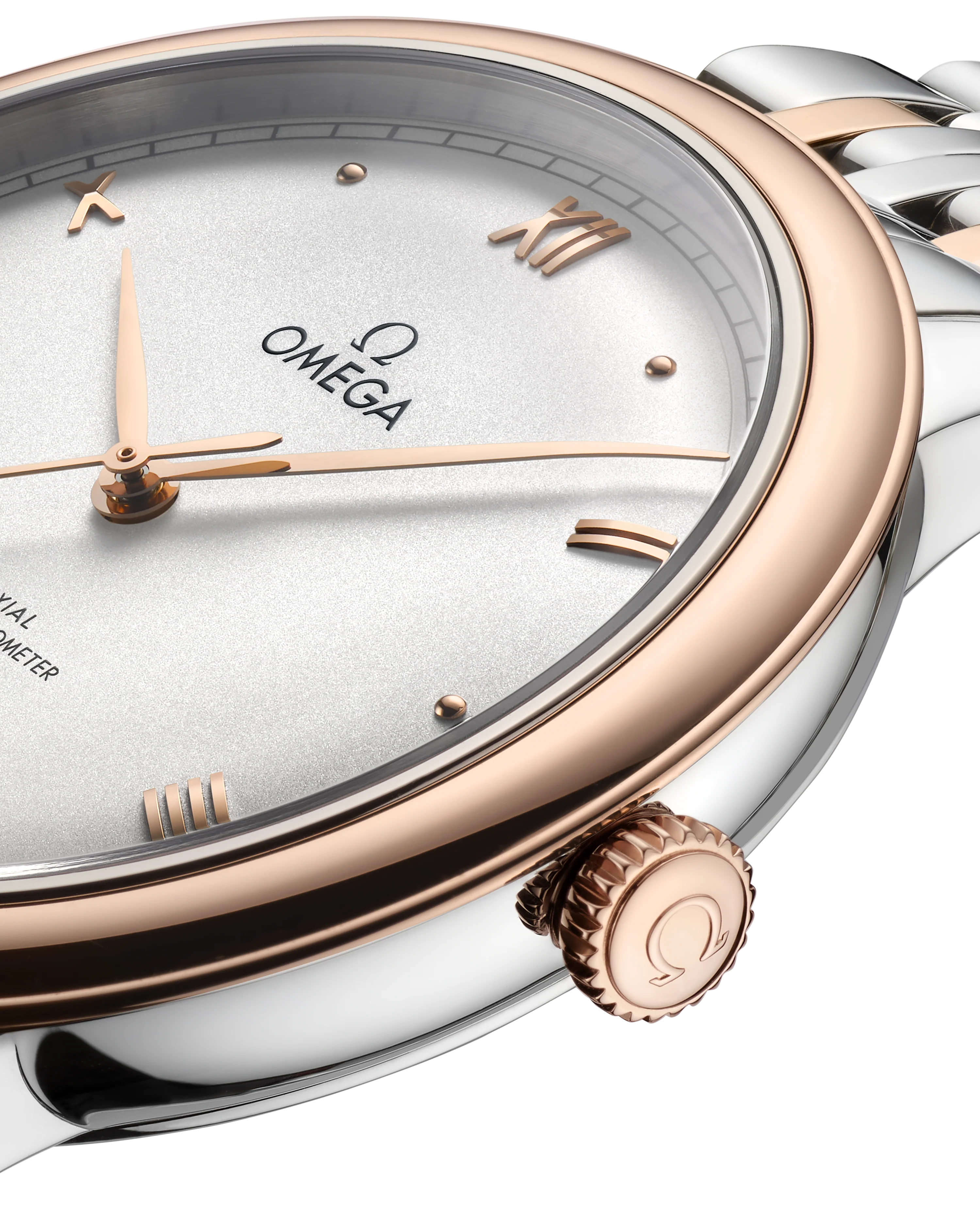OMEGA 434.20.40.20.02.001 DE VILLE PRESTIGE 40 mm, steel ‑ Sedna™ gold on steel ‑ Sedn - Image 3