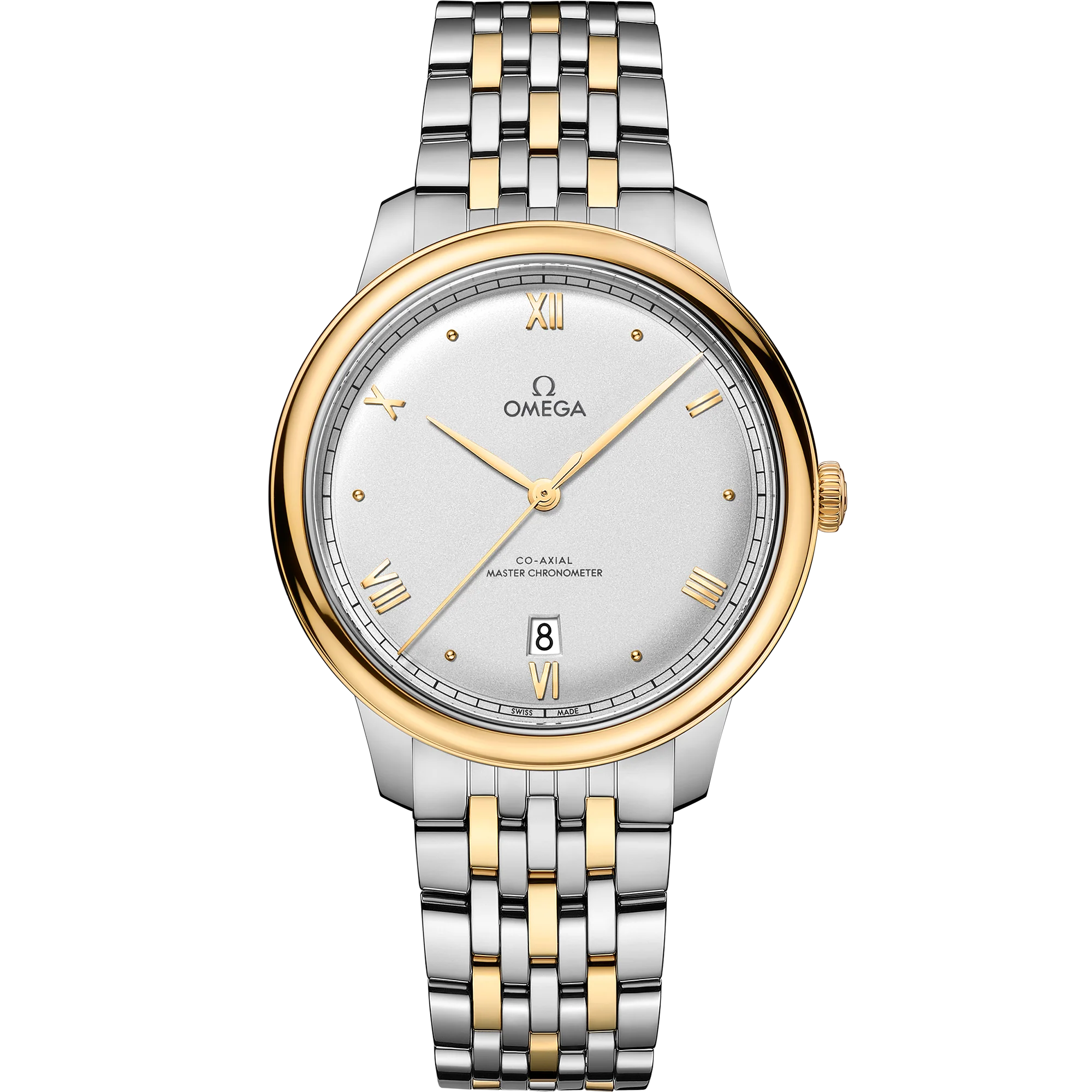 OMEGA 434.20.40.20.02.002 DE VILLE PRESTIGE 40 mm, steel ‑ yellow gold on st