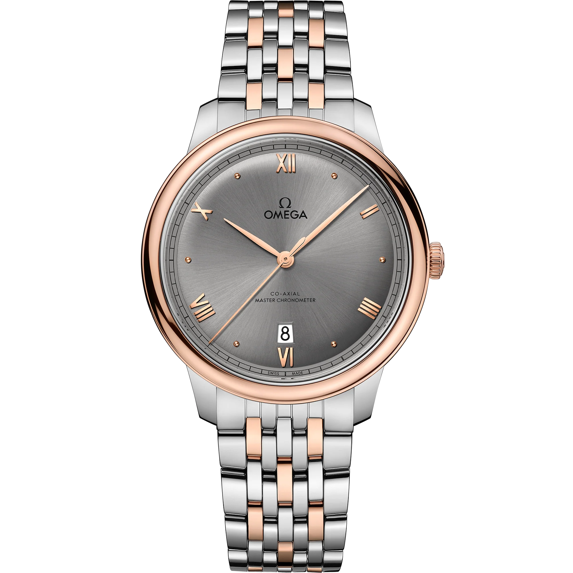 OMEGA 434.20.40.20.06.001 DE VILLE PRESTIGE 40 mm, steel ‑ Sedna™ gold on steel ‑ Sedn
