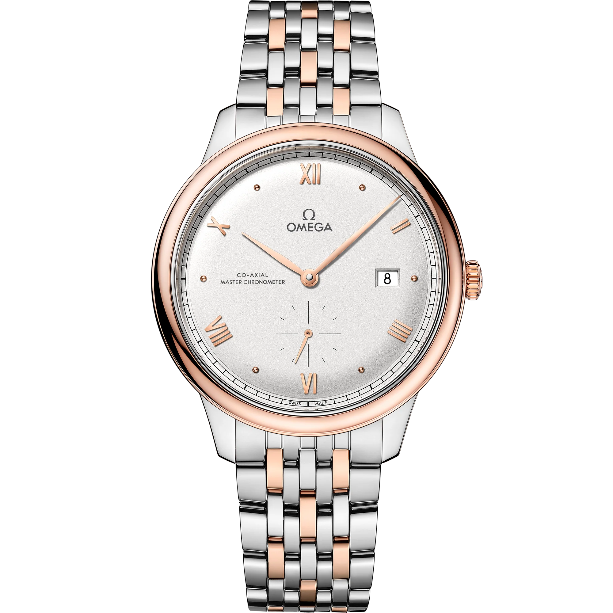 OMEGA 434.20.41.20.02.001 DE VILLE PRESTIGE 41 mm, steel ‑ Sedna™ gold on st