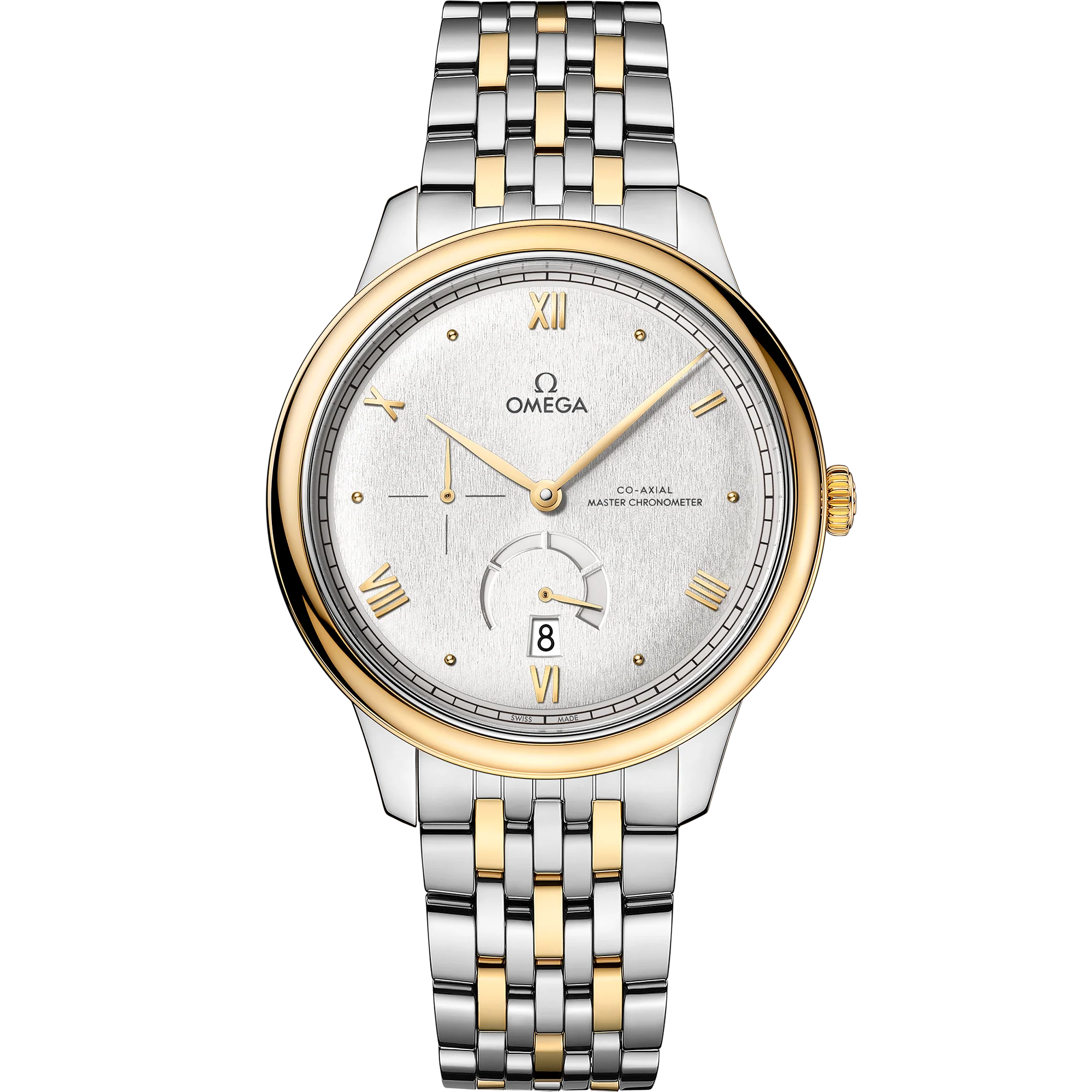 OMEGA 434.20.41.21.02.001 DE VILLE PRESTIGE 41 mm, steel ‑ yellow gold on st