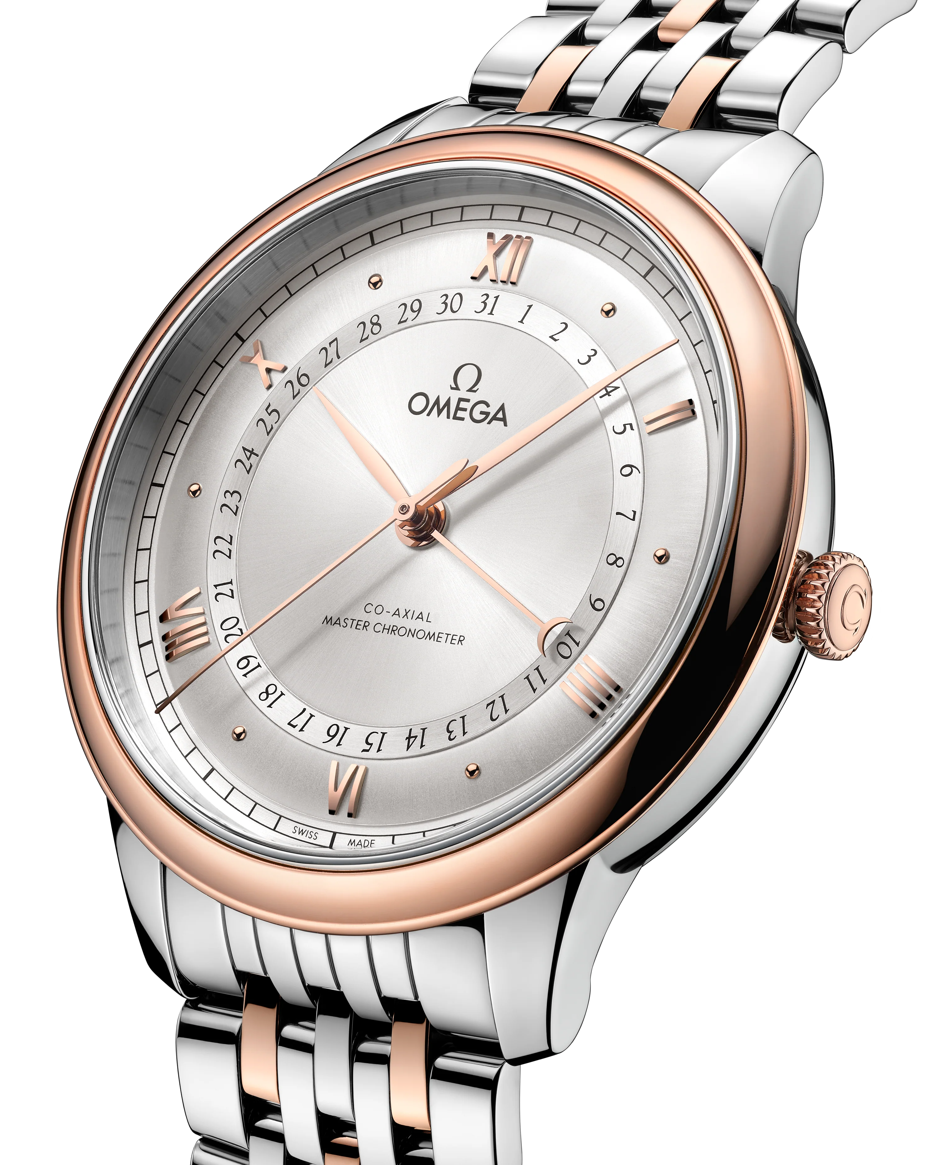 OMEGA 434.20.42.22.02.001 NEW DE VILLE PRESTIGE 42 mm, steel ‑ Sedna™ gold on steel ‑ - Image 3