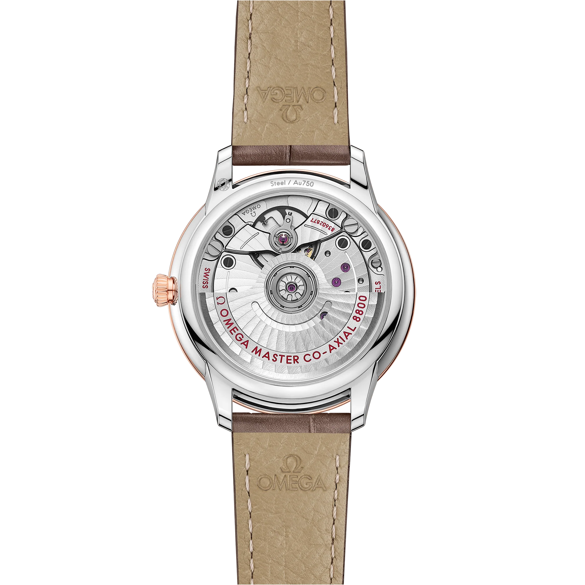 OMEGA 434.23.34.20.52.003 DE VILLE PRESTIGE 34 mm, steel ‑ Sedna™ gold on le - Image 2