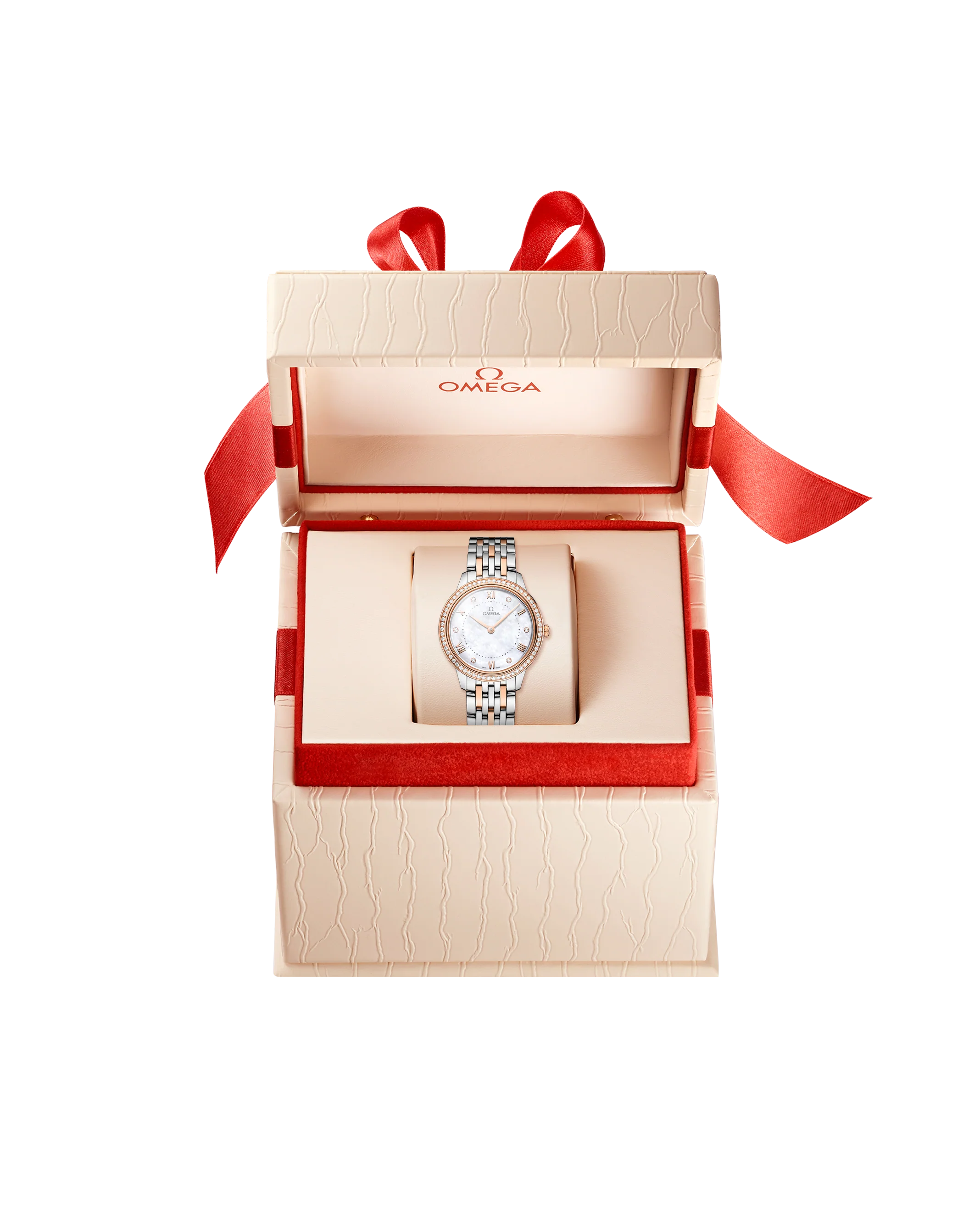 OMEGA 434.25.30.60.55.001 DE VILLE PRESTIGE 30 mm, steel ‑ Sedna™ gold on steel ‑ Sedn - Image 4