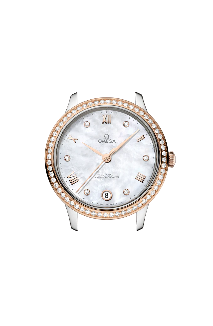 OMEGA 434.25.34.20.55.001 DE VILLE PRESTIGE 34 mm, steel ‑ Sedna™ gold on steel ‑ Sedn - Image 4