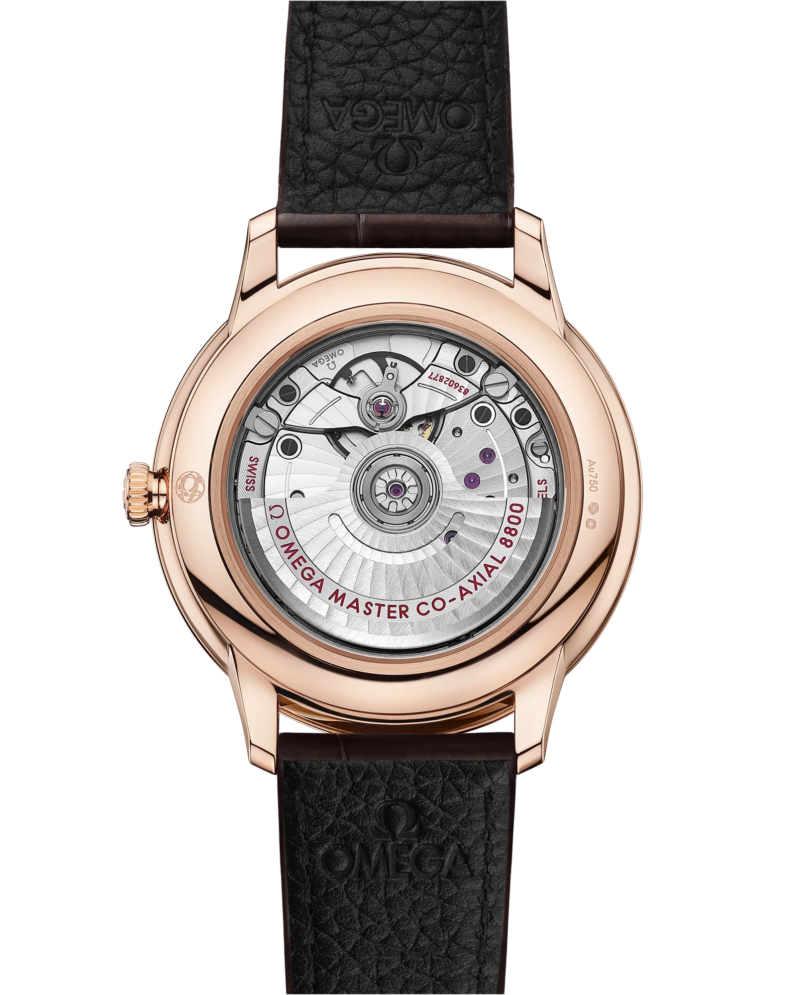 OMEGA 434.53.40.20.02.001 DE VILLE PRESTIGE 40 mm, Sedna™ gold on leather st - Image 2