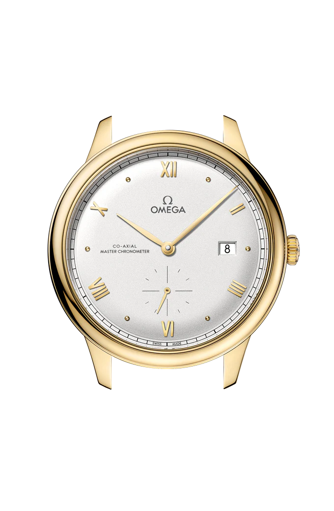 OMEGA 434.53.41.20.02.001 DE VILLE PRESTIGE 41 mm, yellow gold on leather st - Image 6