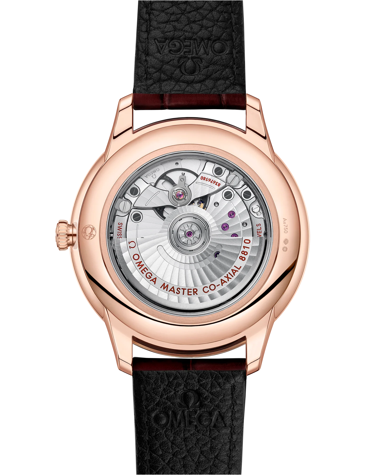 OMEGA 434.53.41.21.02.001 DE VILLE PRESTIGE 41 mm, Sedna™ gold on leather strap - Image 2