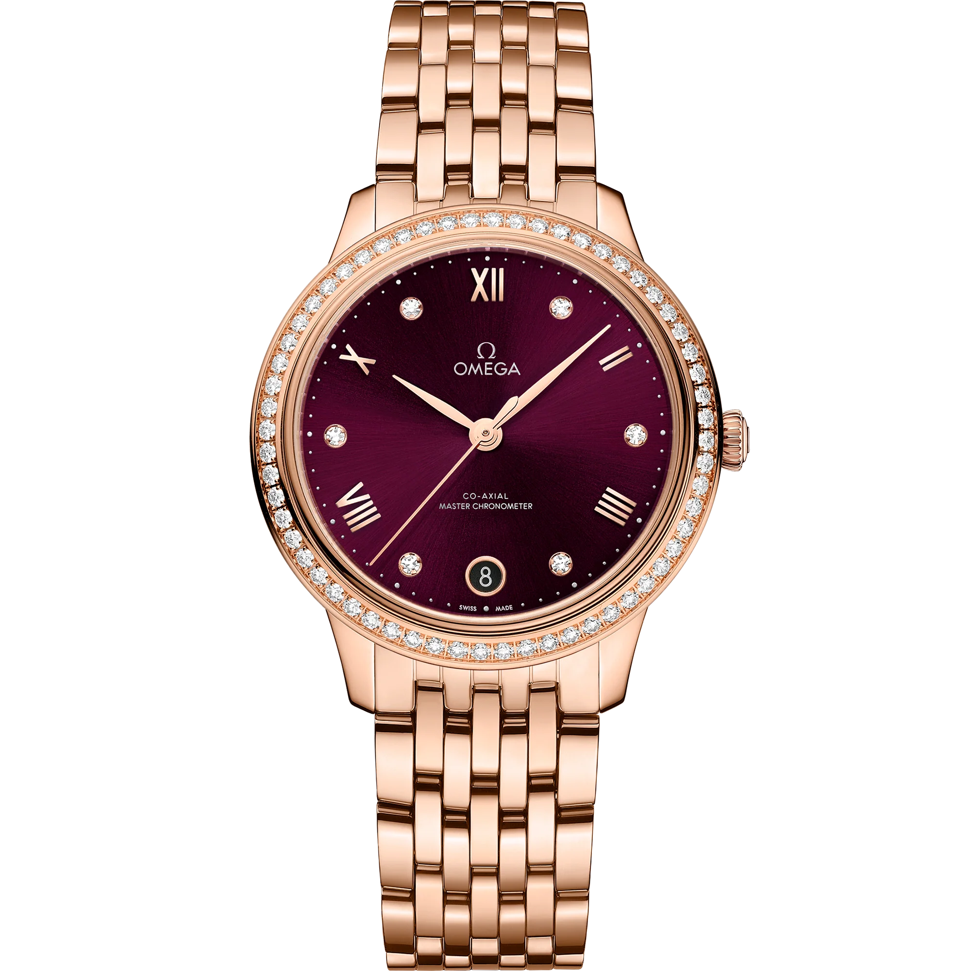 OMEGA 434.55.34.20.61.001 DE VILLE PRESTIGE 34 mm, Sedna™ gold on Sedna™ gol