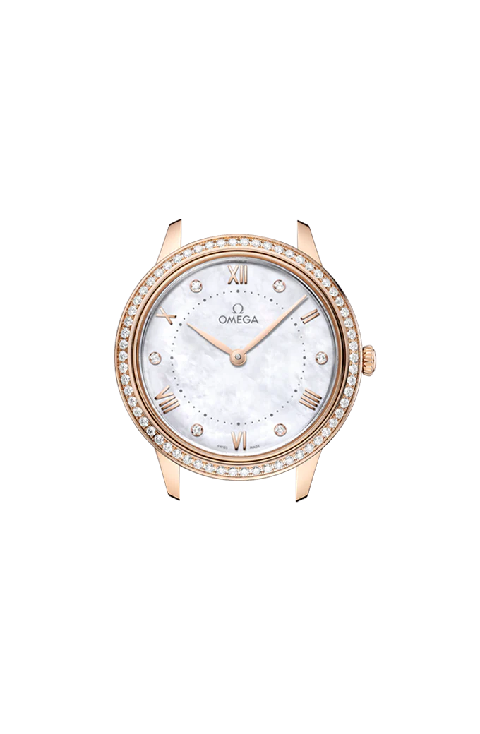 OMEGA 434.58.30.60.55.001 DE VILLE PRESTIGE 30 mm, Sedna™ gold on leather st - Image 4