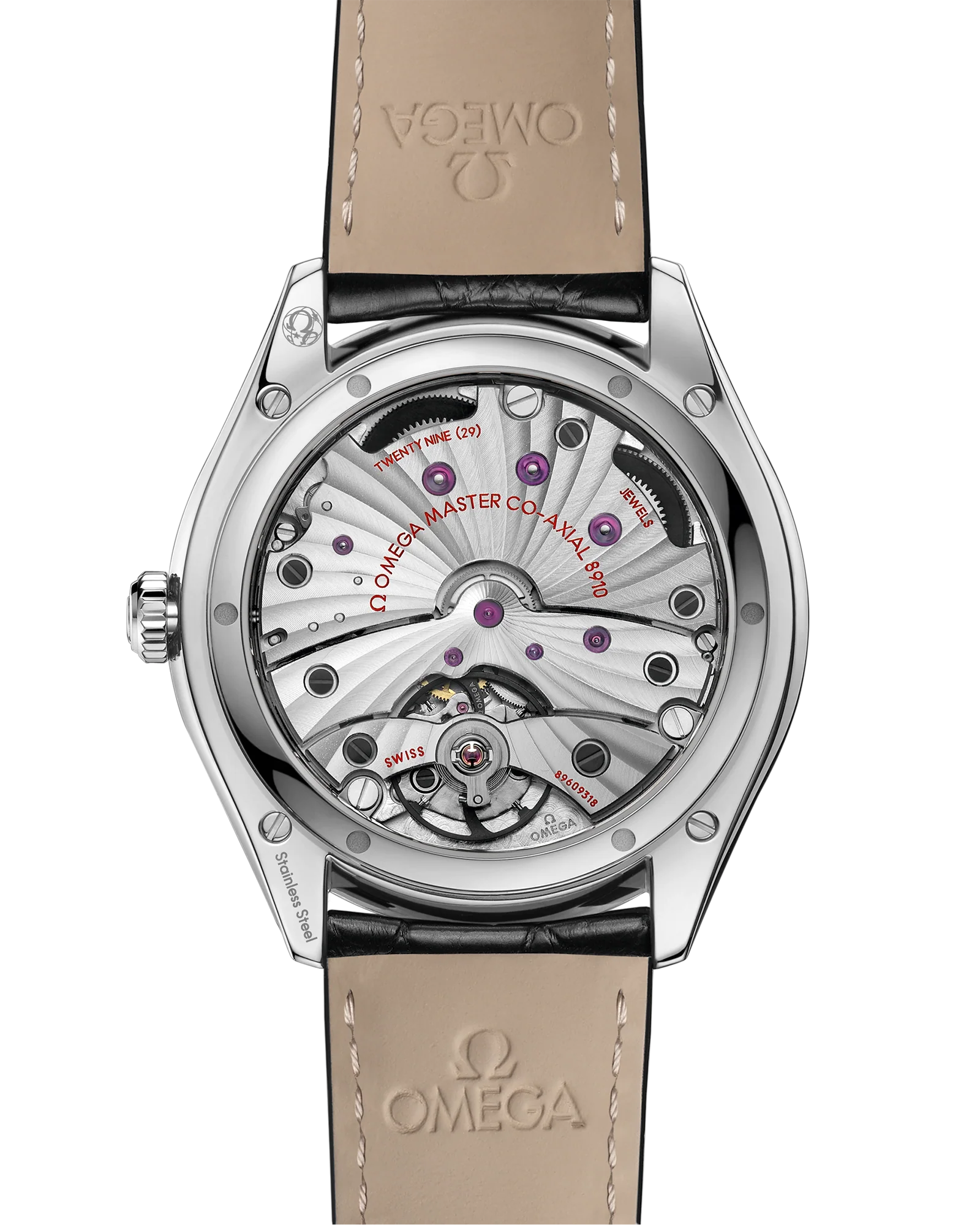 OMEGA 435.18.40.21.02.001 DE VILLE TRÉSOR 40 mm, steel on leather strap - Image 2