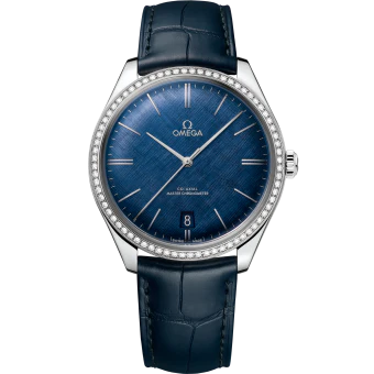 OMEGA 435.18.40.21.03.001 DE VILLE TRÉSOR 40 mm, steel on leather strap - Image 4