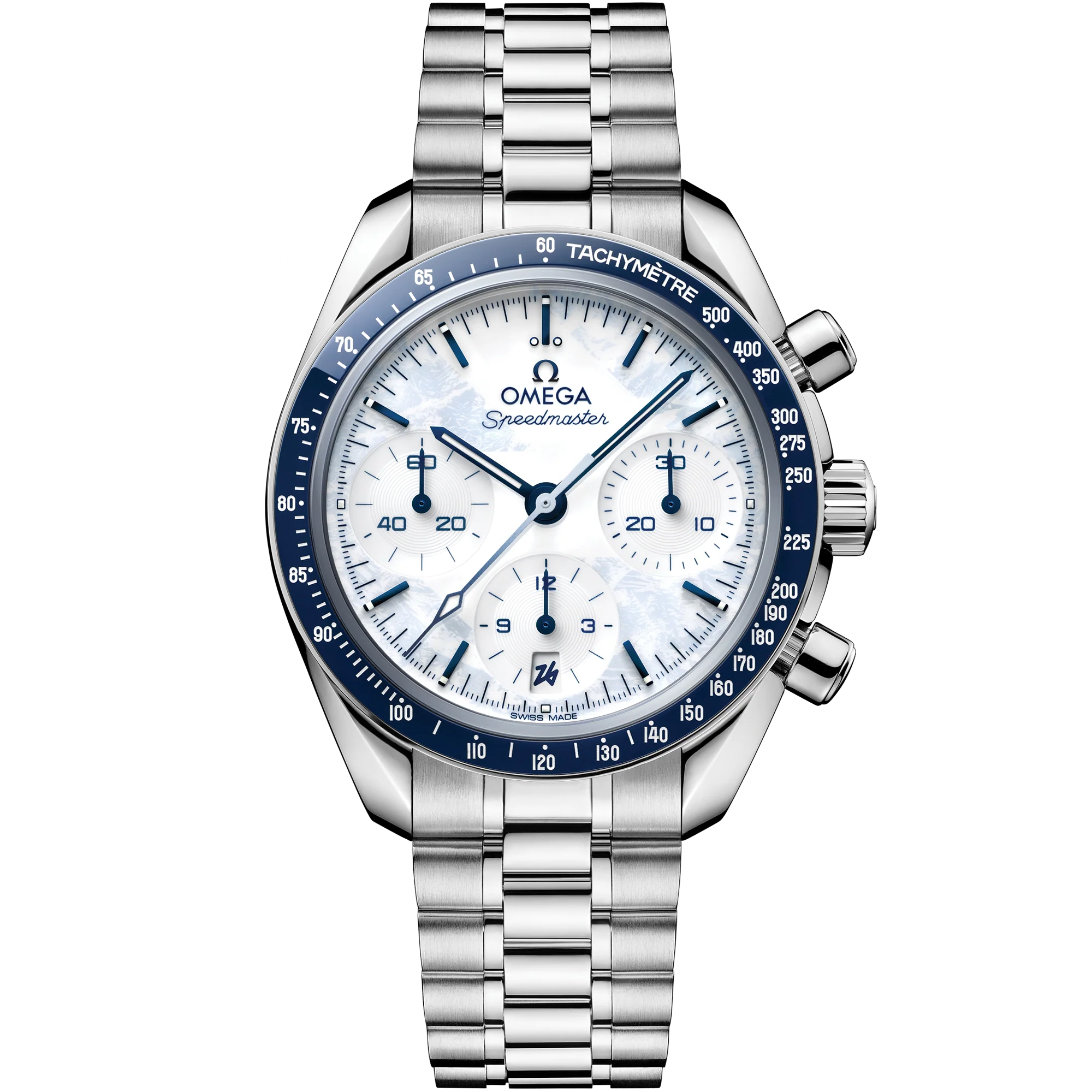 OMEGA 522.30.38.50.04.001 Milano Cortina 2026 New Speedmaster 38 38 mm, steel on steel - Image 3