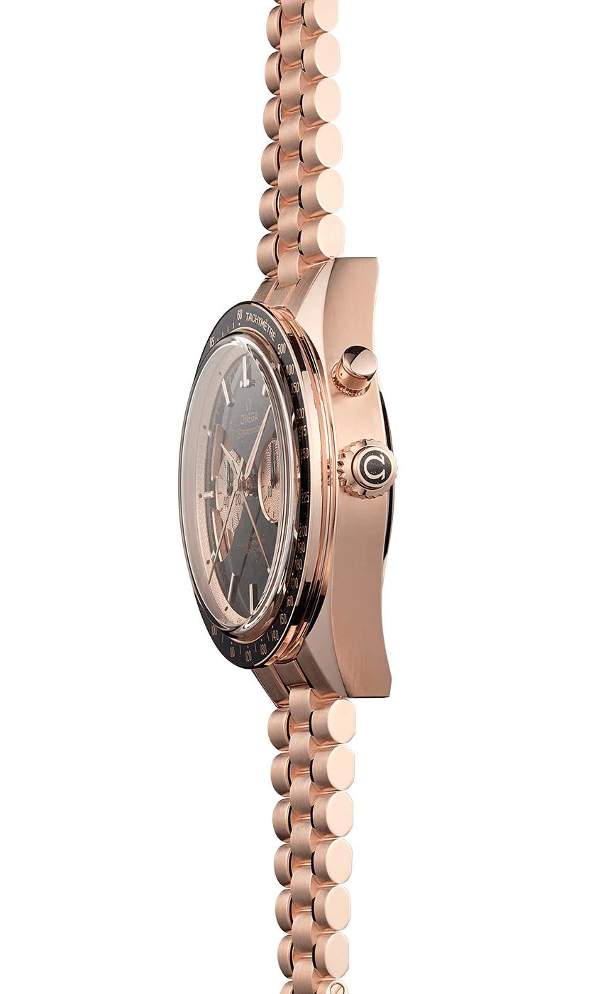 OMEGA 522.50.45.52.03.001 SPEEDMASTER CHRONO CHIME 45 mm, Sedna™ gold on Sedna™ gold - Image 13