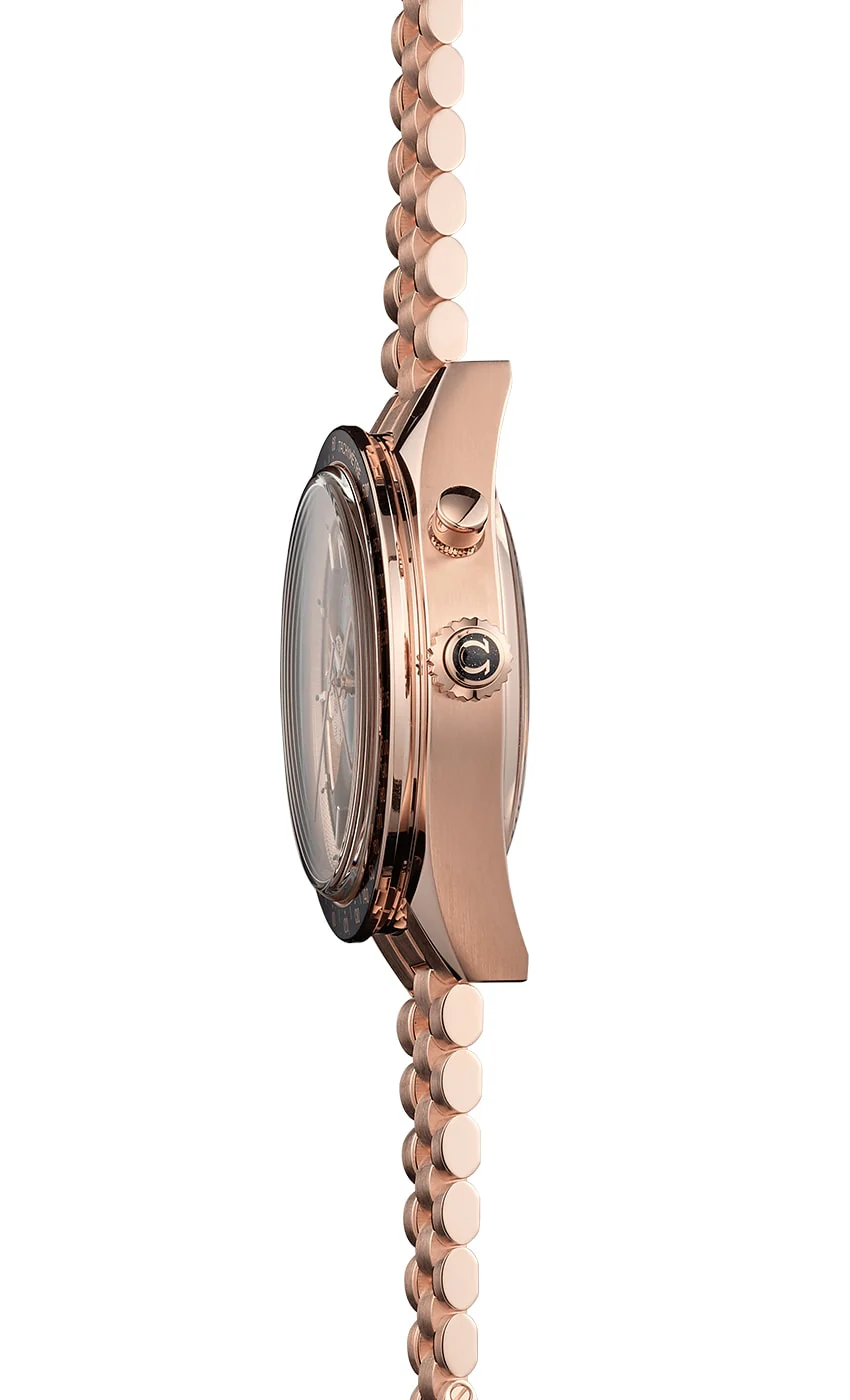 OMEGA 522.50.45.52.03.001 SPEEDMASTER CHRONO CHIME 45 mm, Sedna™ gold on Sedna™ gold - Image 14