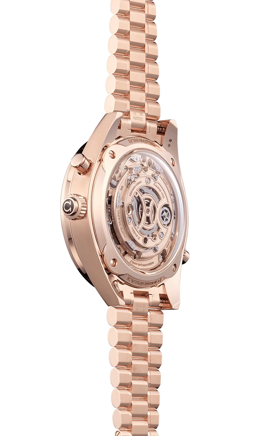 OMEGA 522.50.45.52.03.001 SPEEDMASTER CHRONO CHIME 45 mm, Sedna™ gold on Sedna™ gold - Image 19
