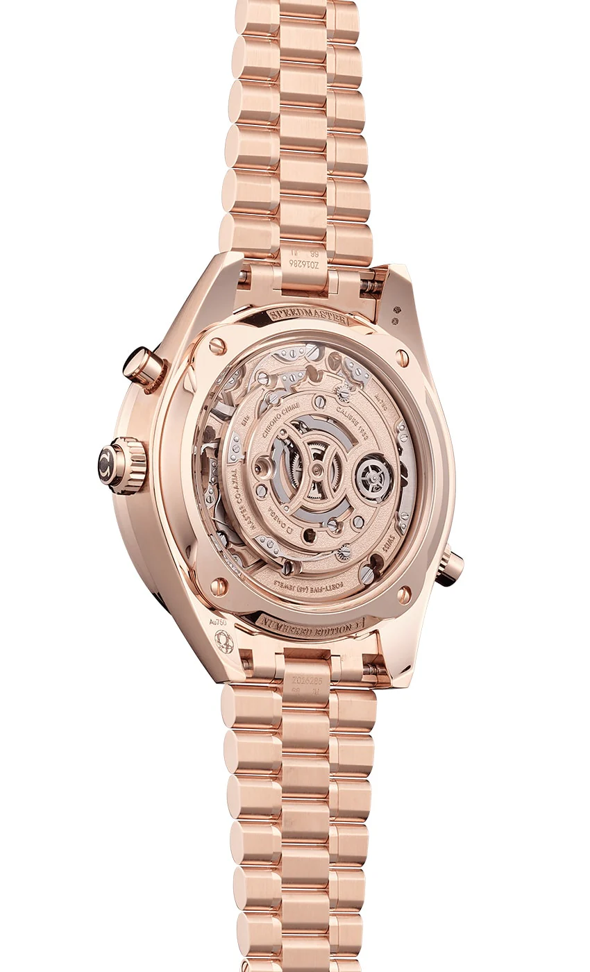 OMEGA 522.50.45.52.03.001 SPEEDMASTER CHRONO CHIME 45 mm, Sedna™ gold on Sedna™ gold - Image 21