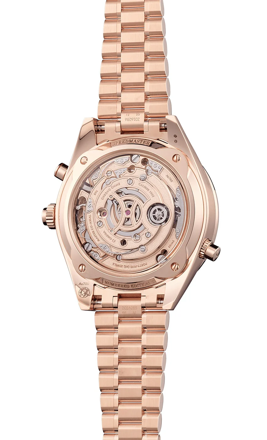 OMEGA 522.50.45.52.03.001 SPEEDMASTER CHRONO CHIME 45 mm, Sedna™ gold on Sedna™ gold - Image 26