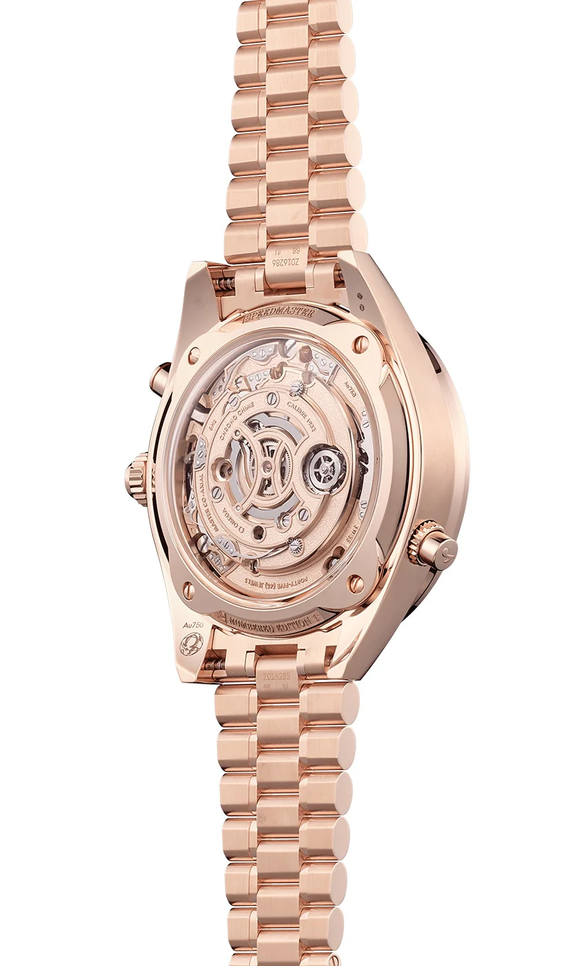 OMEGA 522.50.45.52.03.001 SPEEDMASTER CHRONO CHIME 45 mm, Sedna™ gold on Sedna™ gold - Image 28