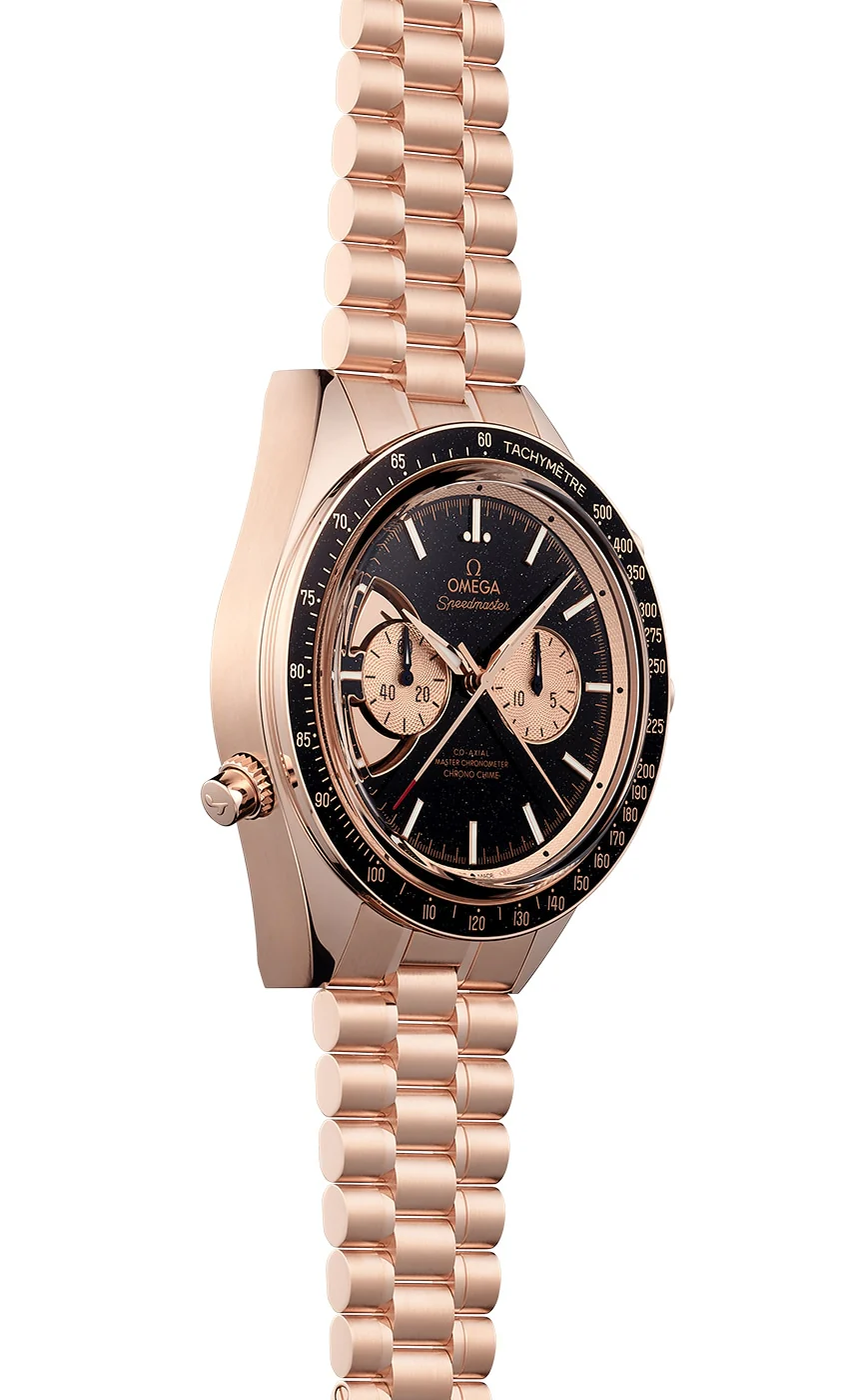 OMEGA 522.50.45.52.03.001 SPEEDMASTER CHRONO CHIME 45 mm, Sedna™ gold on Sedna™ gold - Image 38