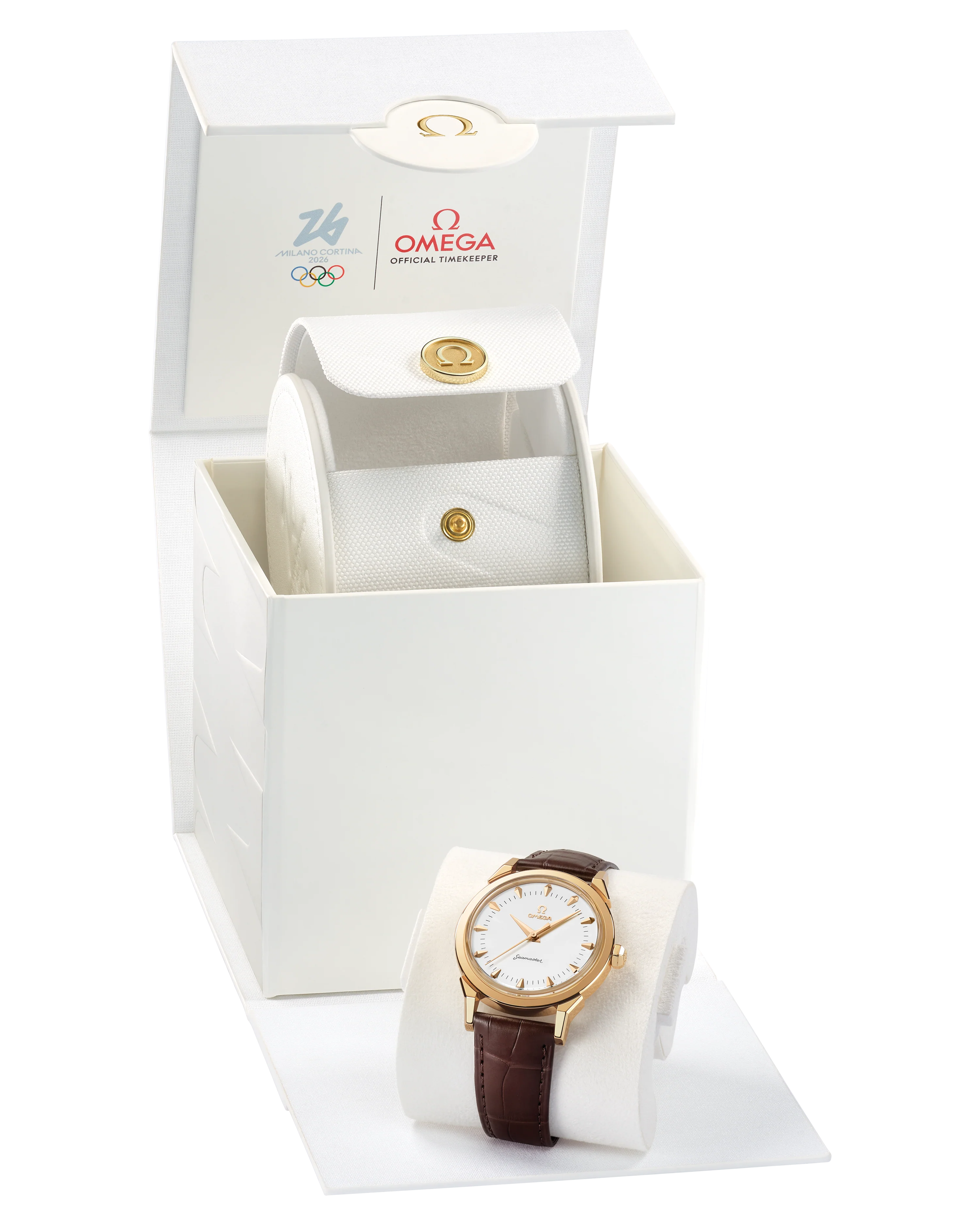 OMEGA 522.53.37.20.04.001 Milano Cortina 2026 New Seamaster 37 MM 37 mm, Moonshine™ go - Image 7