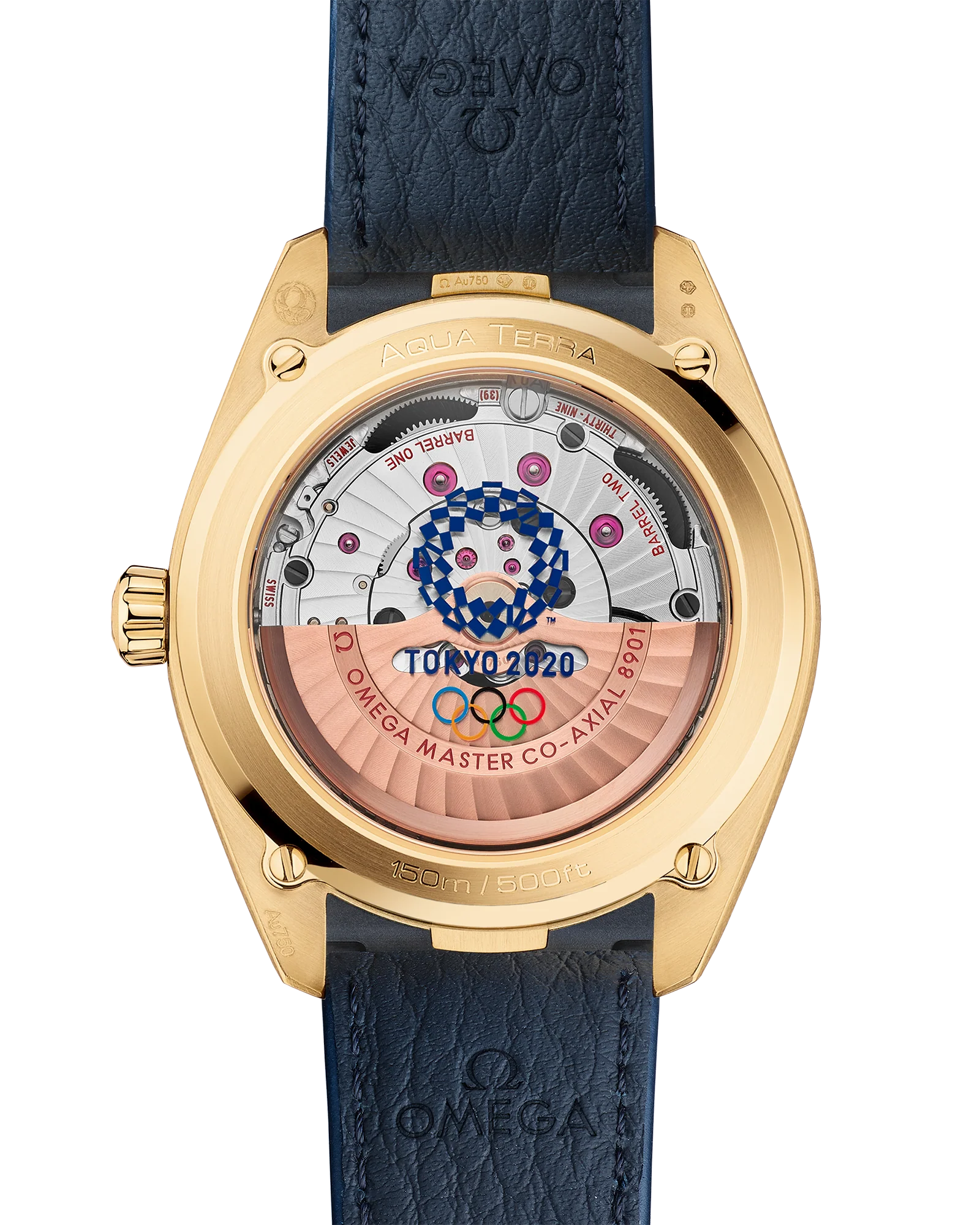 OMEGA 522.53.41.21.03.001 Tokyo 2020 Seamaster Aqua Terra 150M 41 mm, yellow gold on l - Image 2