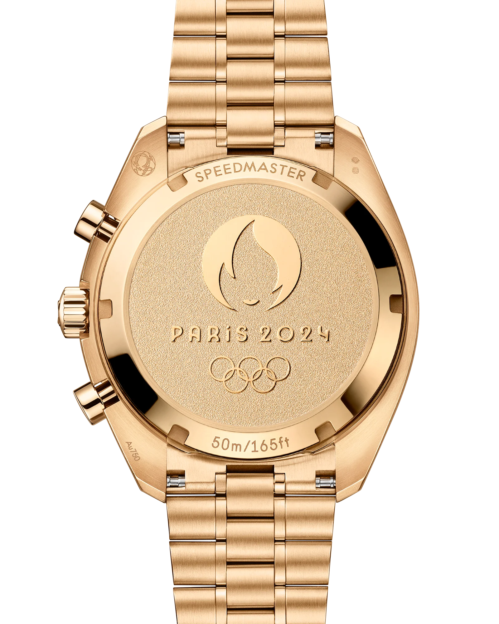 OMEGA 522.60.43.51.02.001 Paris 2024 Speedmaster Chronoscope 43 mm, Moonshine™ gold on - Image 2