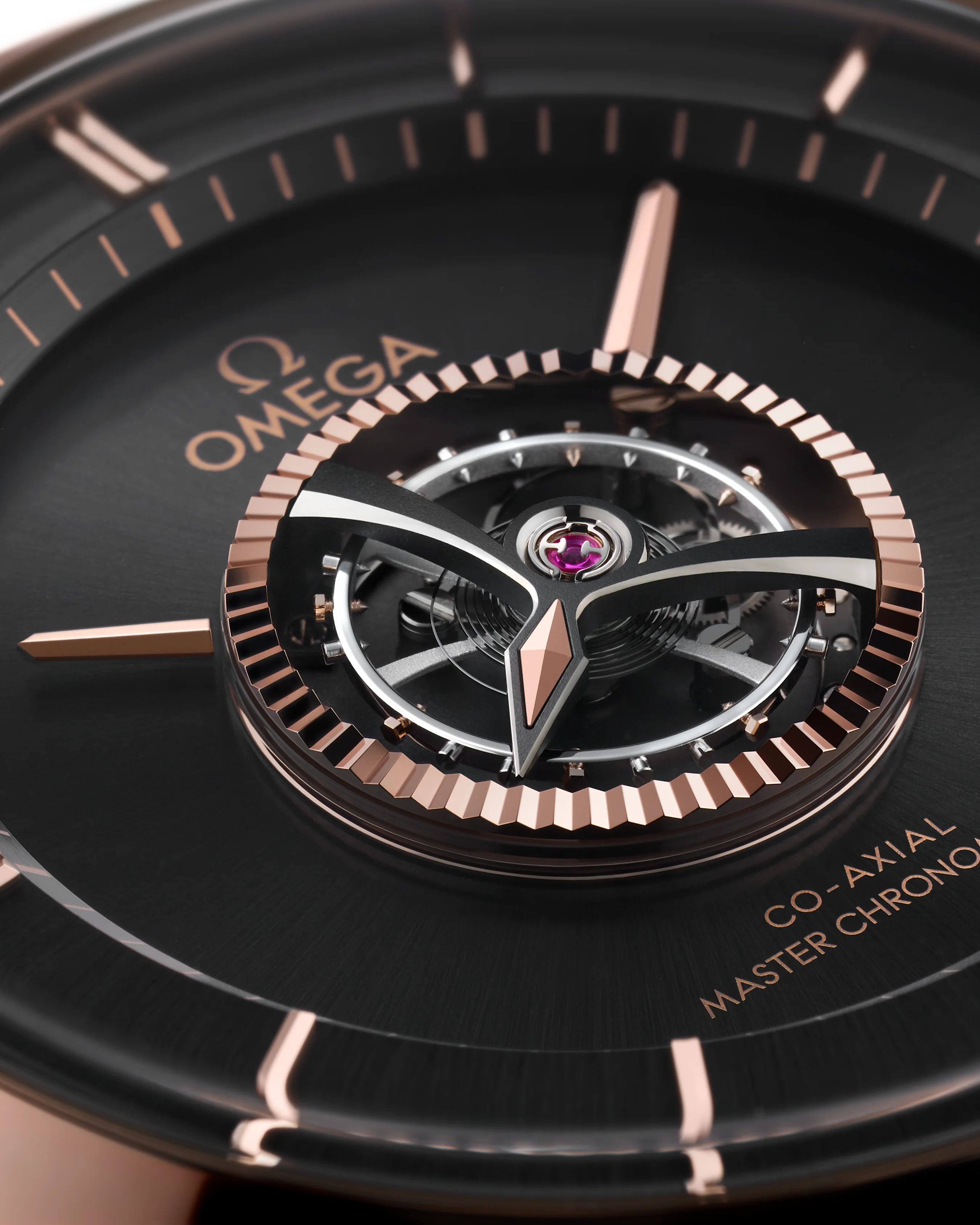 OMEGA 529.53.43.22.01.001 Numbered Edition DE Ville Tourbillon 43 mm, Sedna™ gold ‑ Ca - Image 3