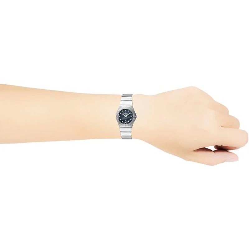 OMEGA Constellation Brushed Dial 12P Diamond Ladies Watch 123.10.27.60.53.001 - Image 2