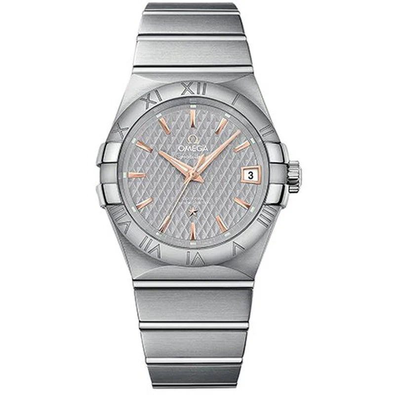 Omega Constellation Co-Axial Chronometer Grey Parallel Import 5-Year Warranty 123.10.38.21.06.002
