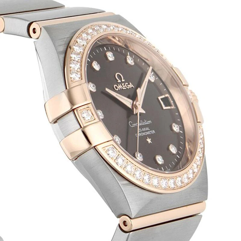 Omega Constellation Co-Axial Chronometer Men's Metal Bracelet Parallel Import 5-Year Warranty 123.25.35.20.63.001 - Image 3
